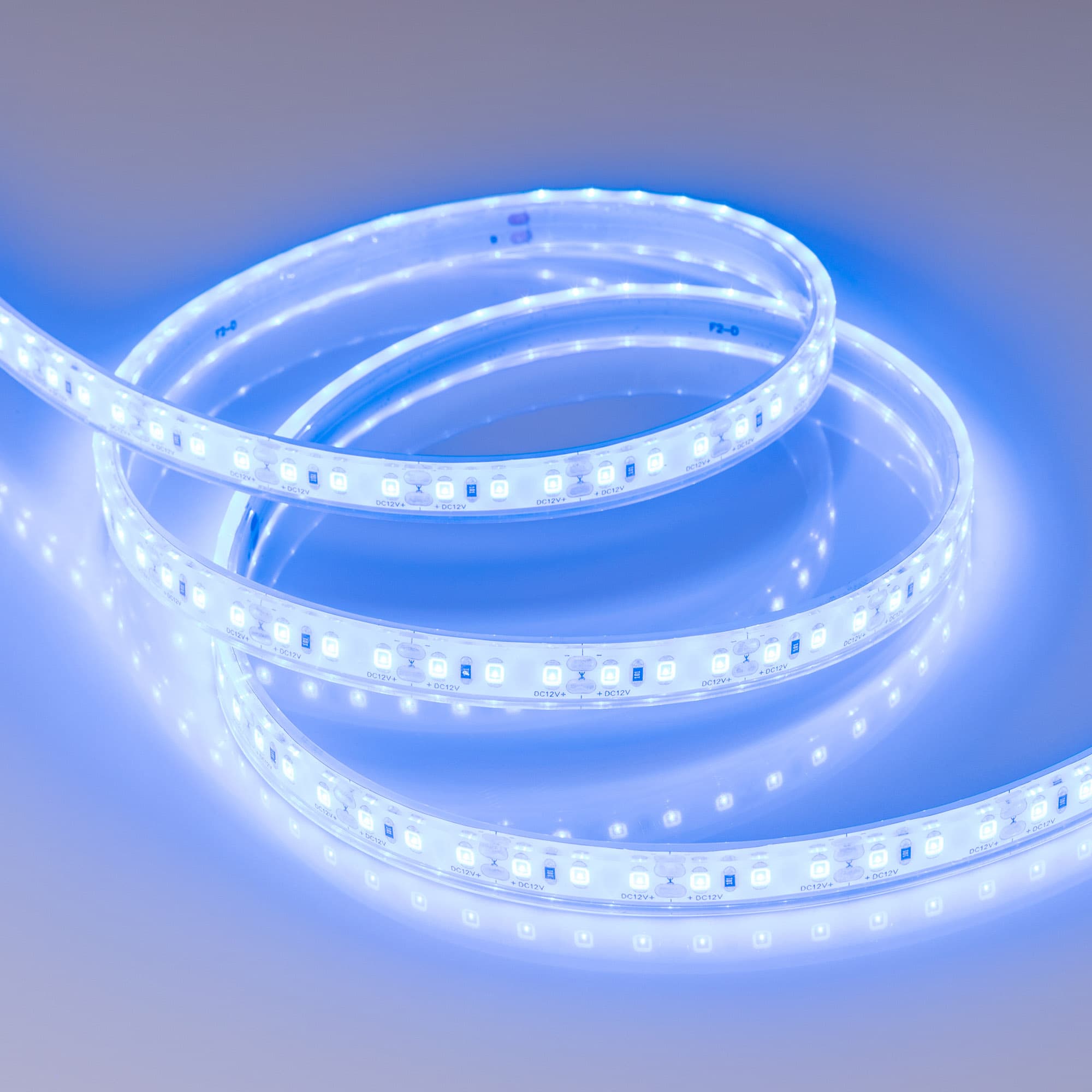 Светодиодная лента RTW-5000PU-2835-120 12V Blue (10.5mm, 14.4W, IP68) (Arlight, Закрытый) 032078 — фото 2