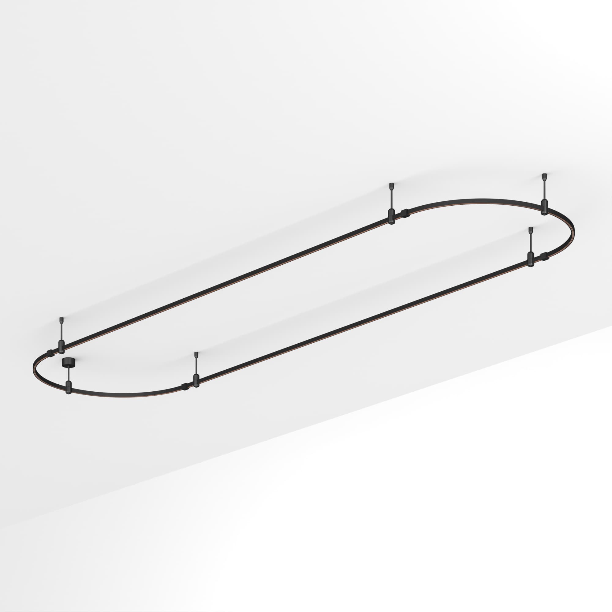 Основание ART-APRIORI-OVAL-ROD-200-4000x1000 (BK) (Arlight, IP20 Металл, 3 года) 048511