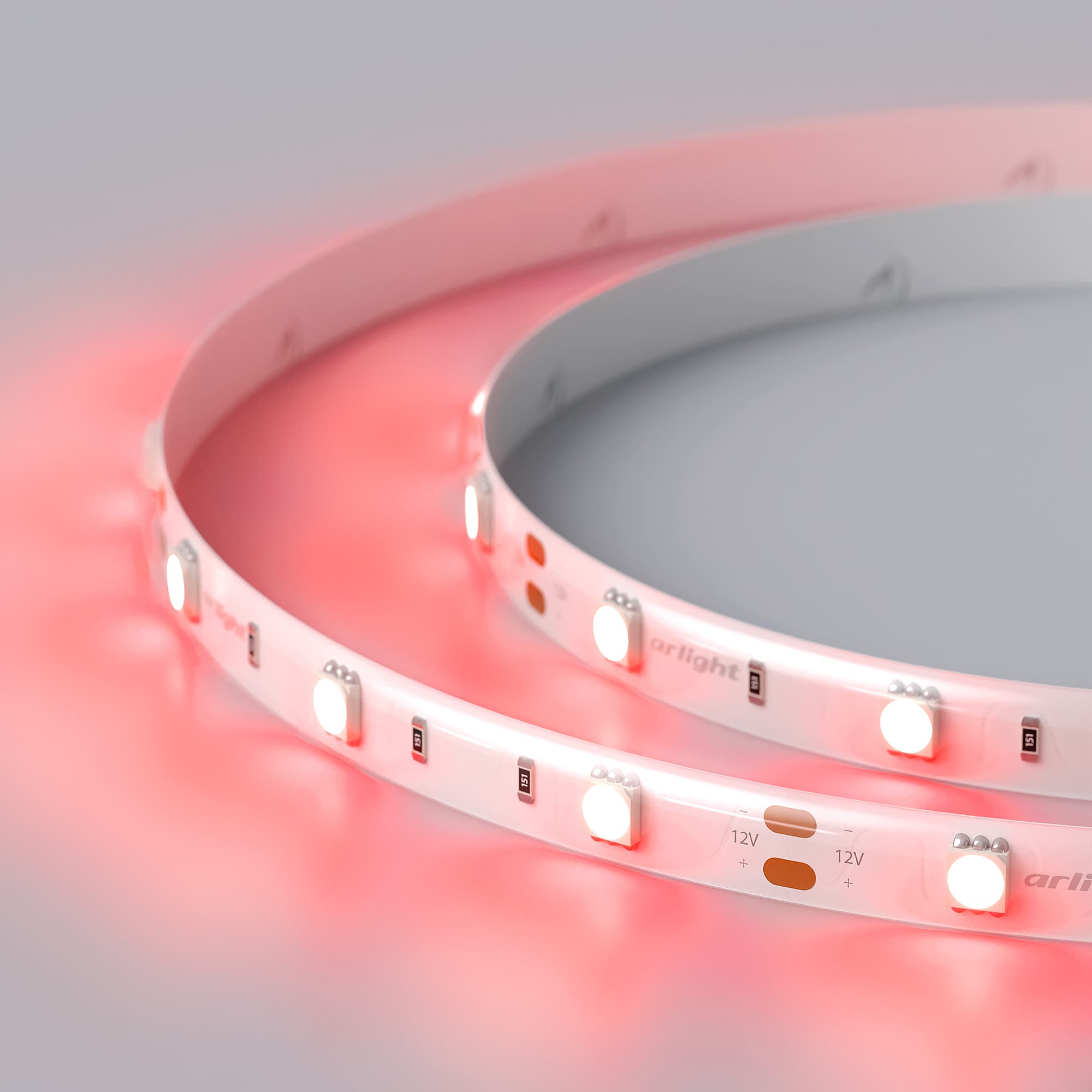 Светодиодная лента RTW 2-5000SE 12V Red (5060, 150 LED, LUX) (Arlight, 7.2 Вт/м, IP65) 016498 — фото 5