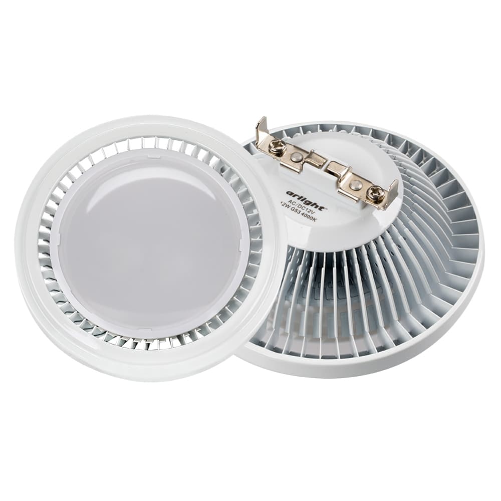 Светодиодная лампа MDSL-AR111-12W 120deg Day White 12V (Arlight, Металл) 015303