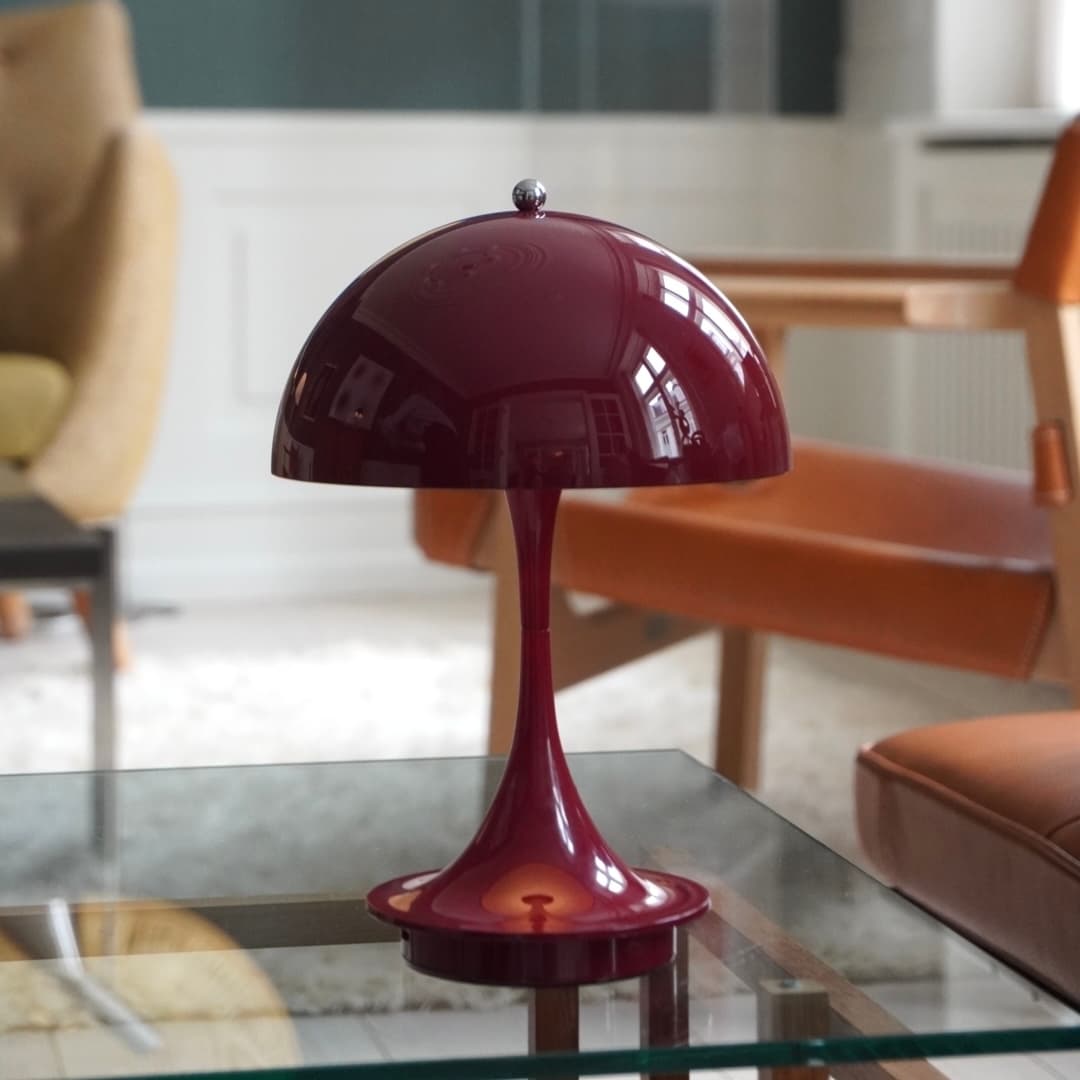 Louis Poulsen Panthella 160 Portable Lamp Opaque burgundy — фото 4