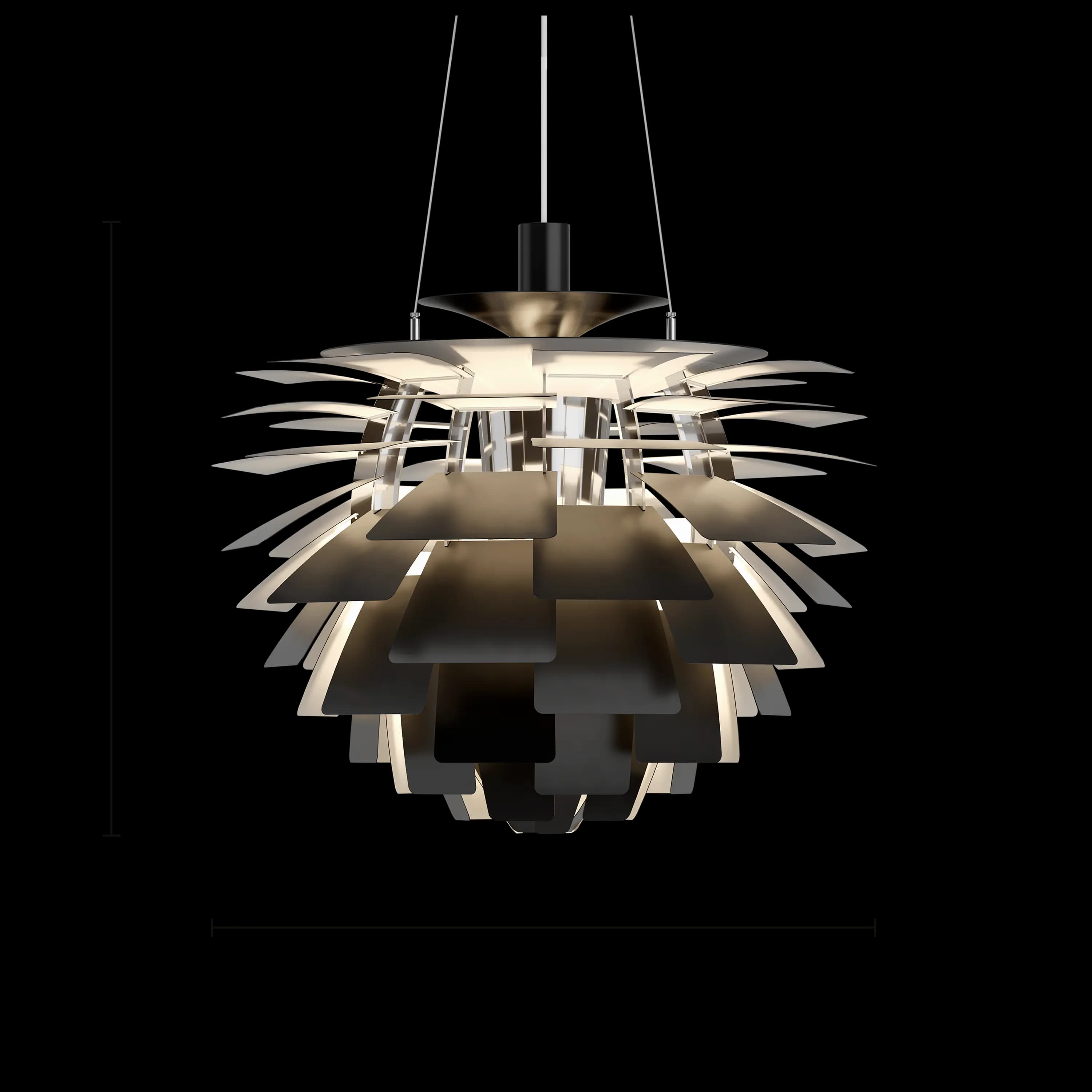 Louis Poulsen PH Artichoke Black Ø 600 — фото 8