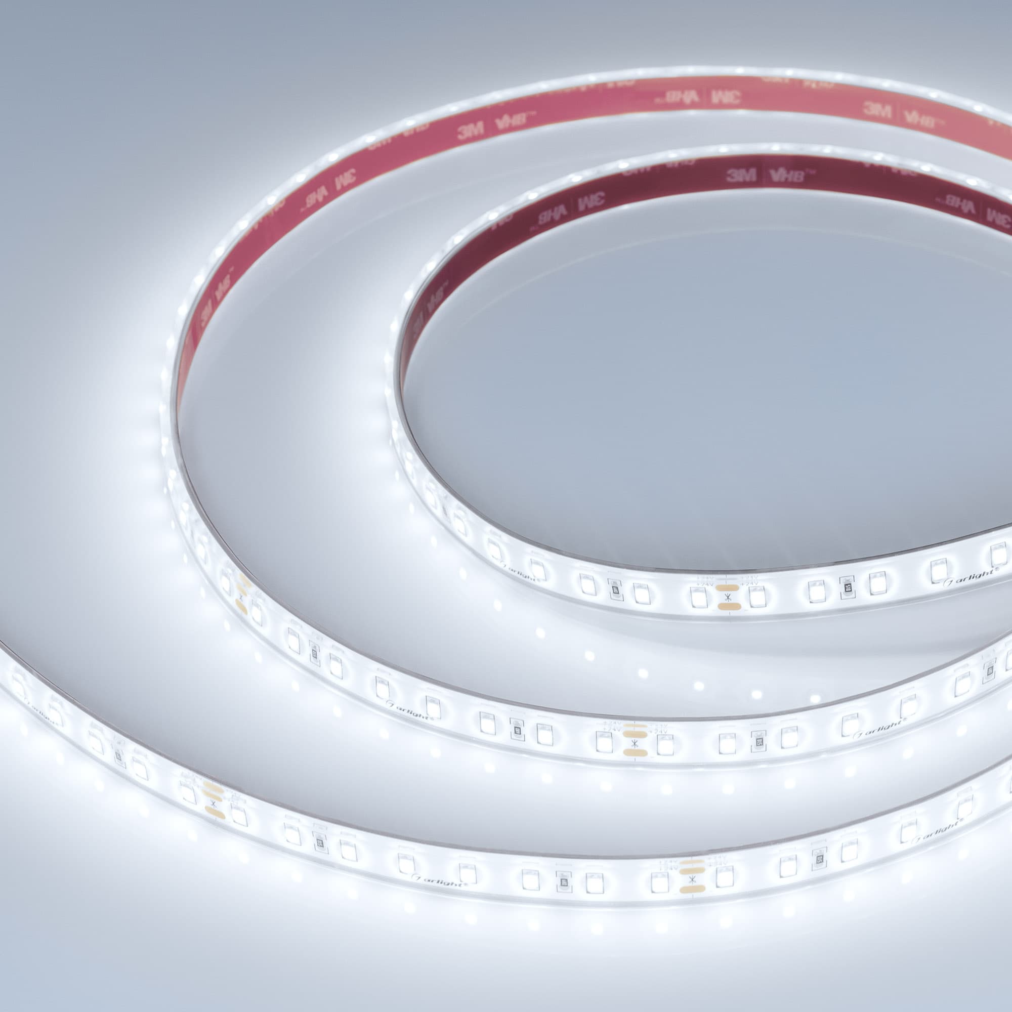 Светодиодная лента герметичная RTW-PS-A80-12mm 24V White6000 (4.8 W/m, IP67, TWP100, 5m) (Arlight, -) 045159 — фото 1