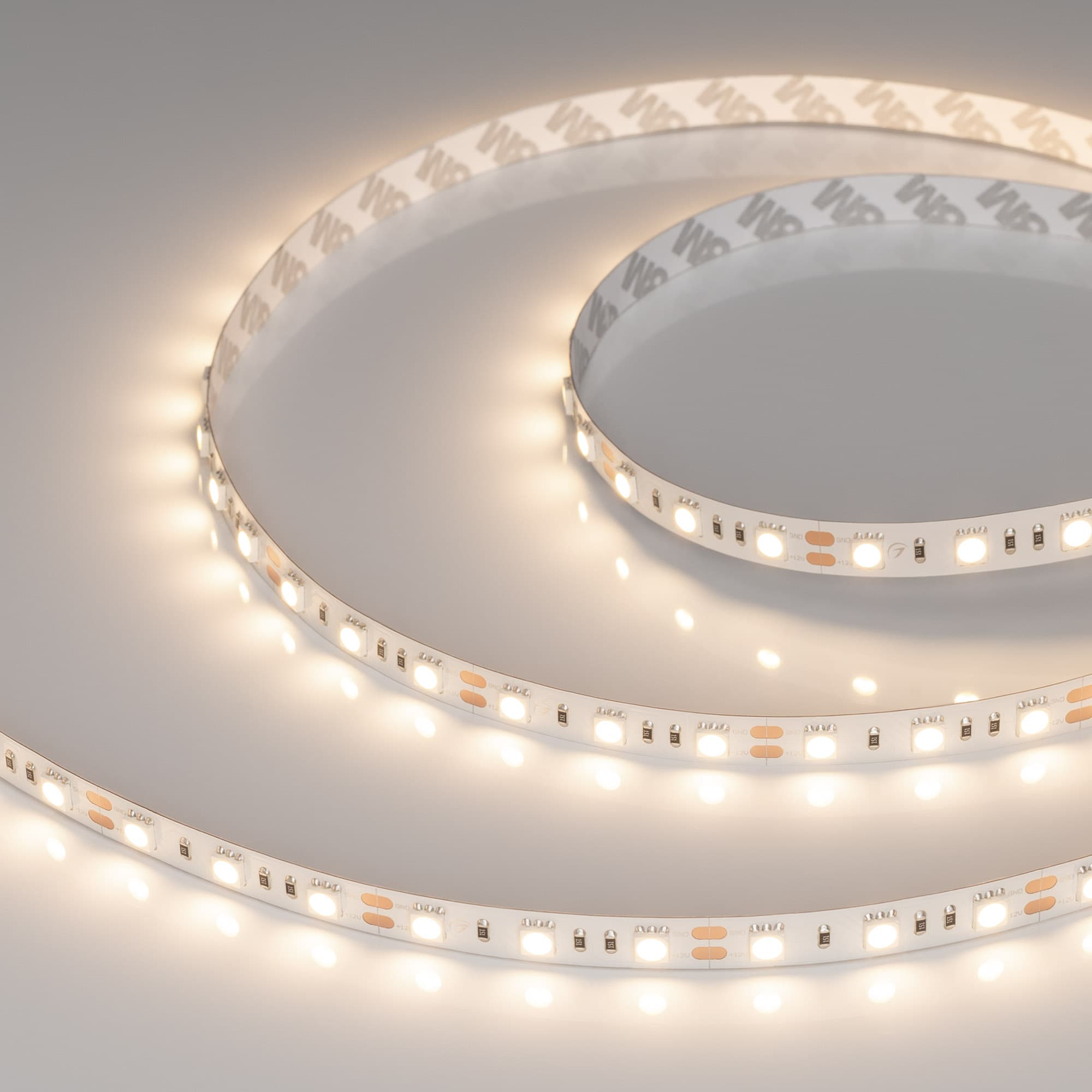 Светодиодная лента RT-B60-10mm 12V Warm3000 (14.4 W/m, IP20, 5060, 5m) (Arlight, 14.4 Вт/м, IP20) 028583(2) — фото 4