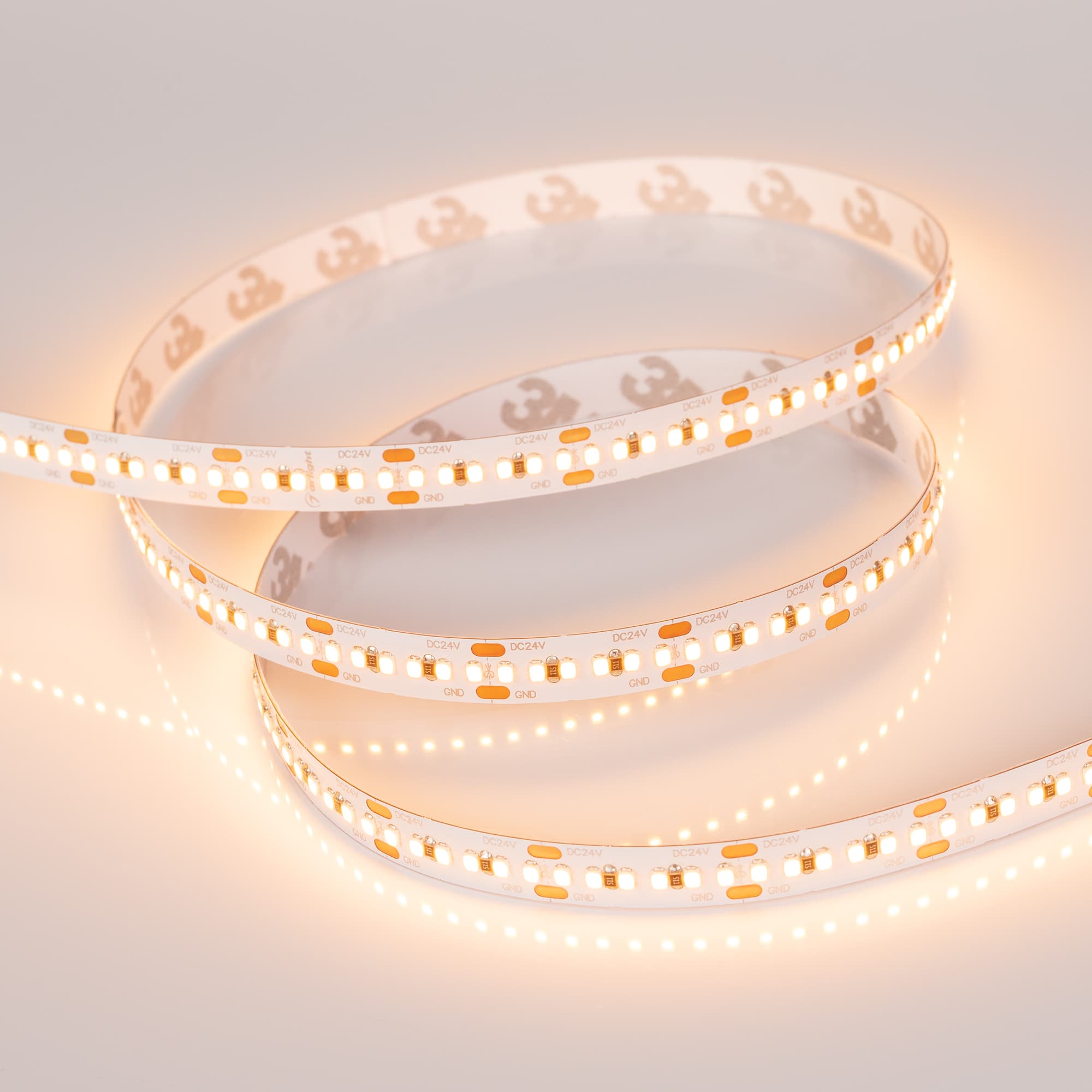 Светодиодная лента MICROLED-M300-8mm 24V Warm2700 (8 W/m, IP20, 2216, 5m) (Arlight, Открытый) 023560(2) — фото 4