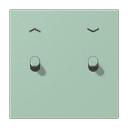 Накладка 2 тумблерами, с символами стрелок, Jung LC12-5PR0217