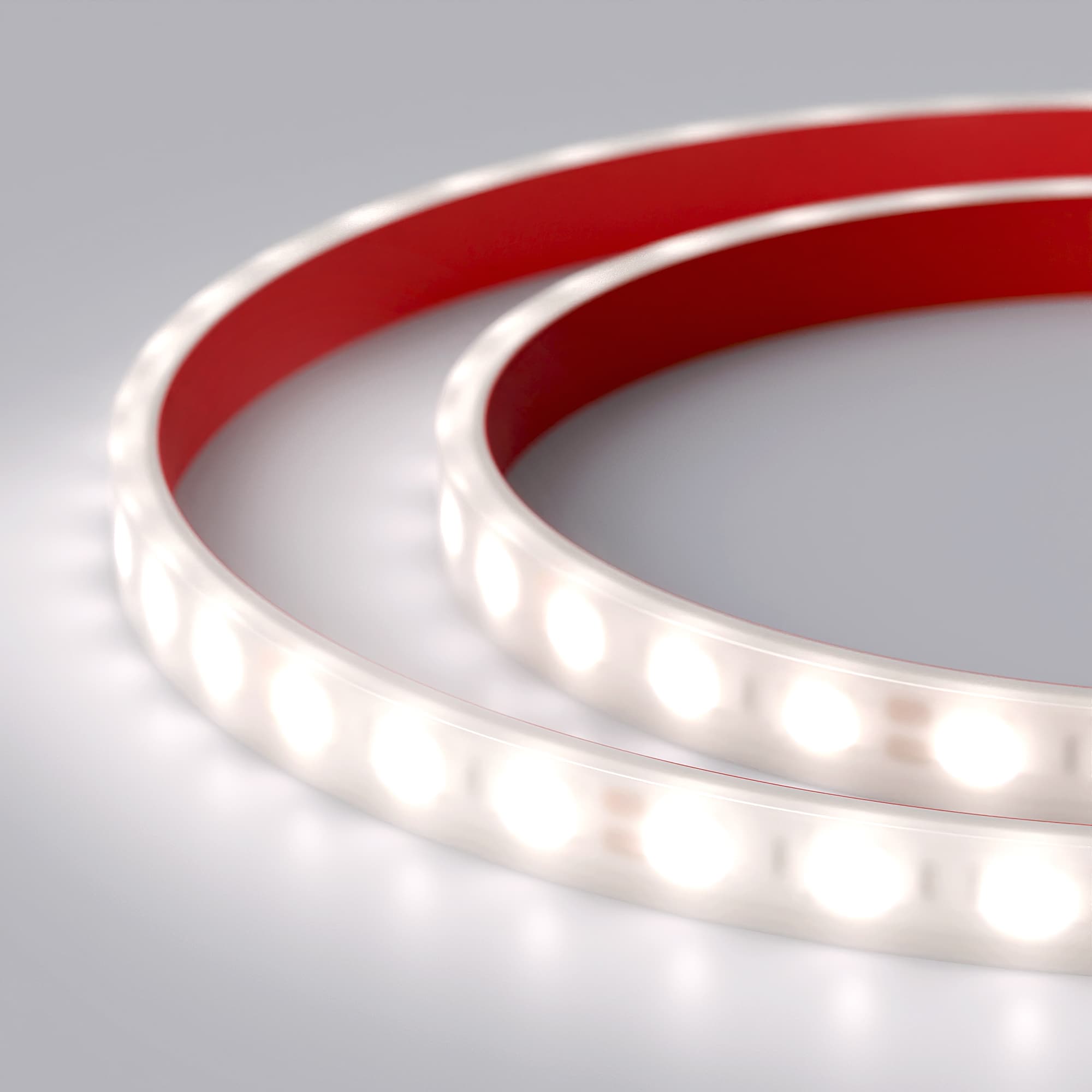 Светодиодная лента RTW 2-5000PW 12V White6000 2x (5060, 300 LED, LUX) (Arlight, 14.4 Вт/м, IP66) 016169 — фото 5