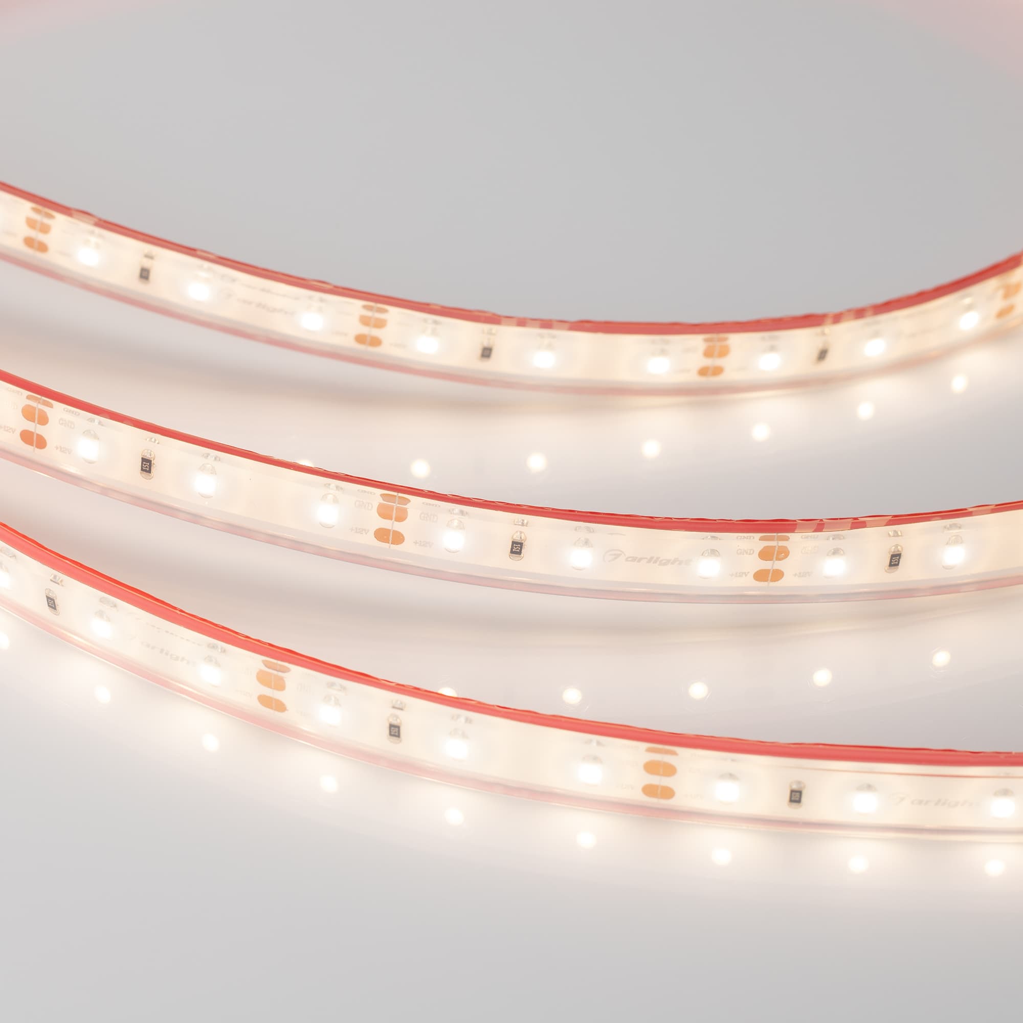 Светодиодная лента RTW 2-5000PGS 12V Warm (3528, 300 LED, LUX) (Arlight, 4.8 Вт/м, IP67) 013407(1) — фото 4