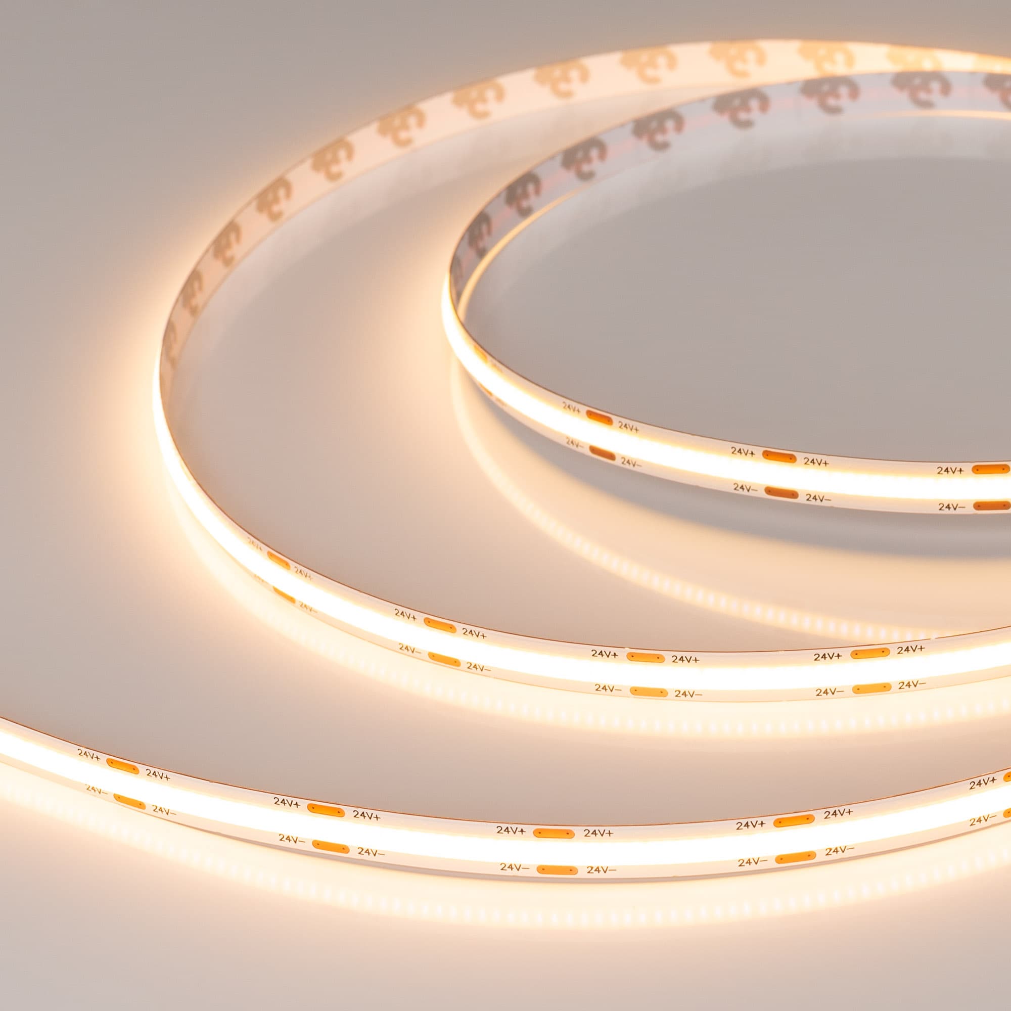 Светодиодная лента COB-X544-8mm 24V Warm2400 (11.5 W/m, IP20, 5m) (Arlight, -) 056915 — фото 1