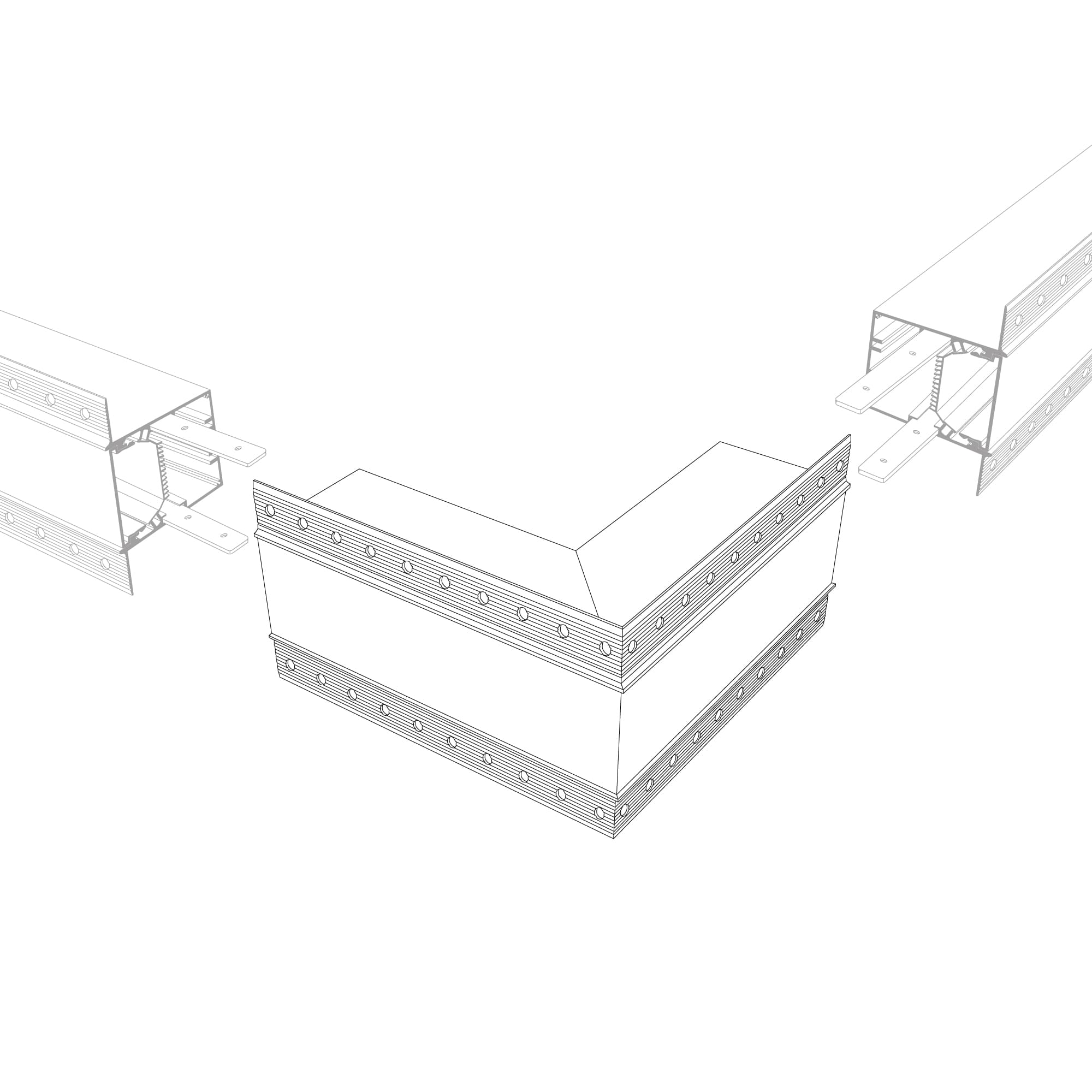 Угол SL-LINIA55-FANTOM внешний (Arlight, Металл) 030131 — фото 4