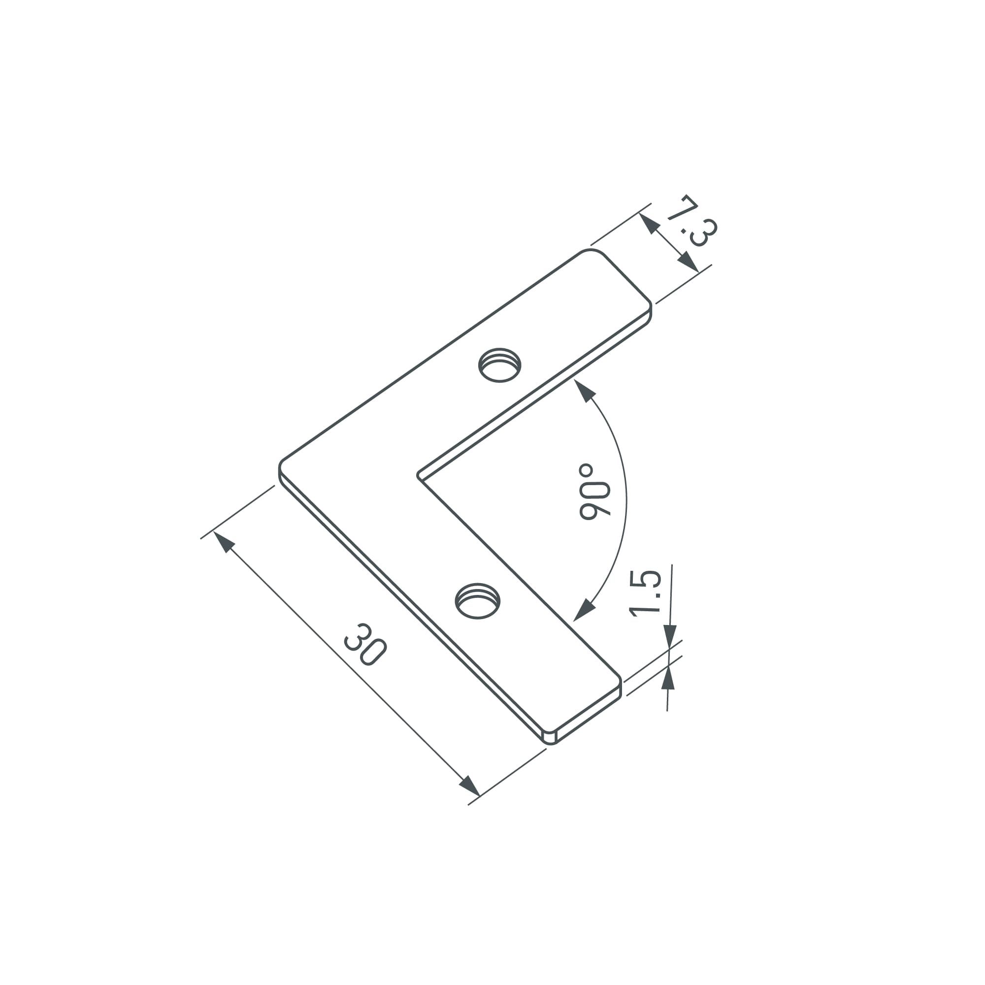 Соединитель профиля LINE-6070-L90 Set (Arlight, Металл) 058724 — фото 2