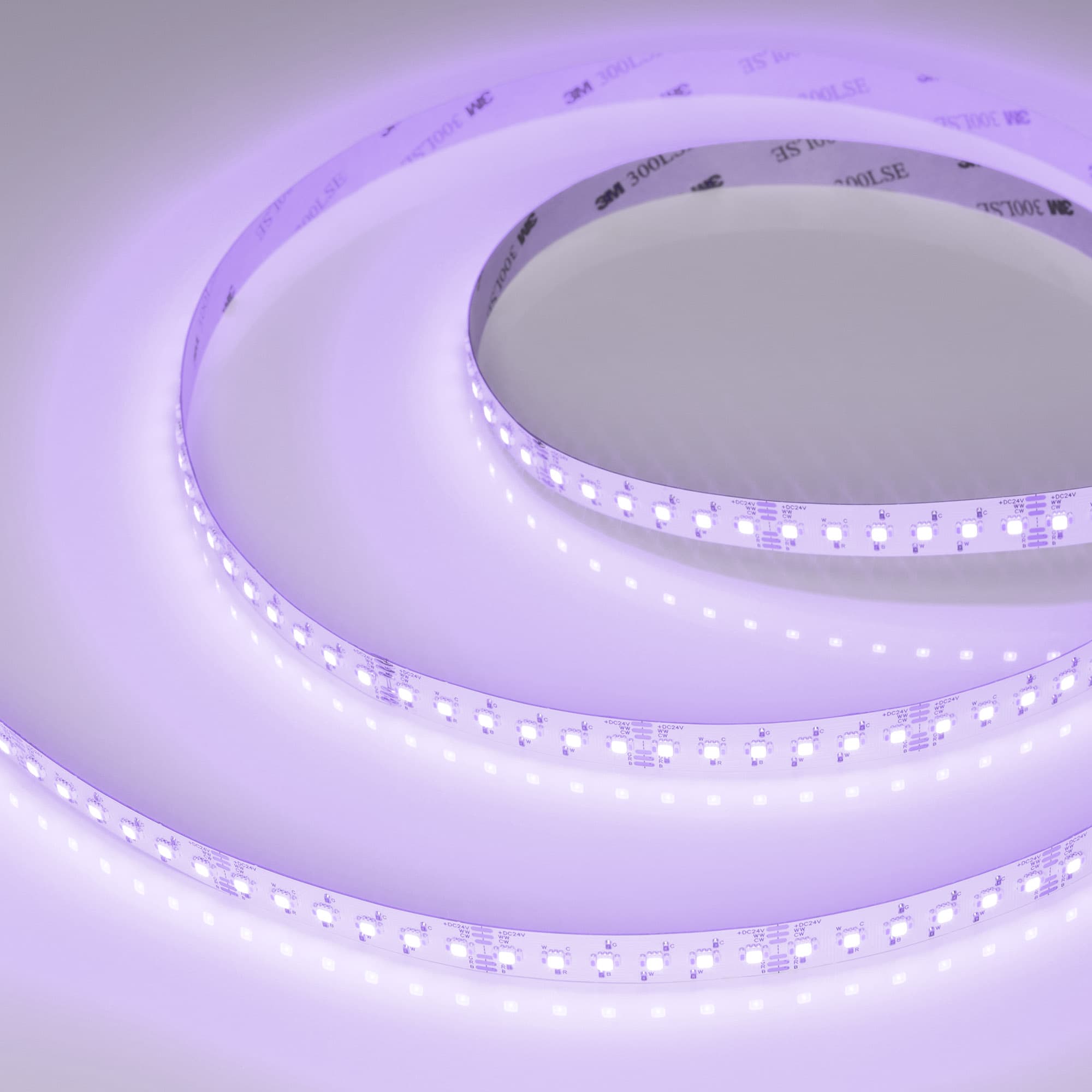 Светодиодная лента RT-AM360-12mm 24V RGBW-MIX (24 W/m, IP20, 2835/2210, 5m) (Arlight, -) 044036 — фото 3