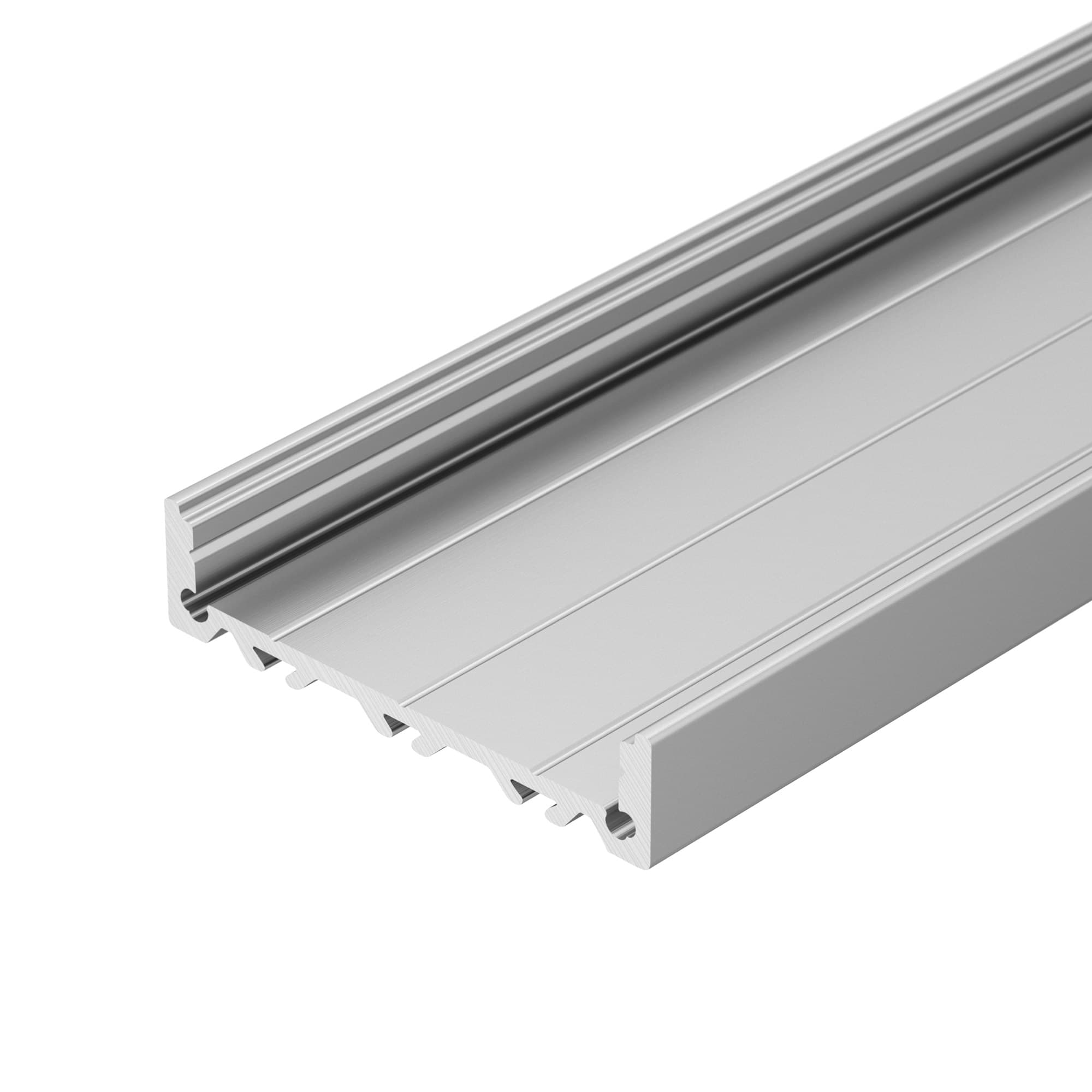 Профиль с экраном ALU-SUPER-H10-2000 ANOD+FROST (Arlight, Алюминий) 014865 Arlight — фото 2