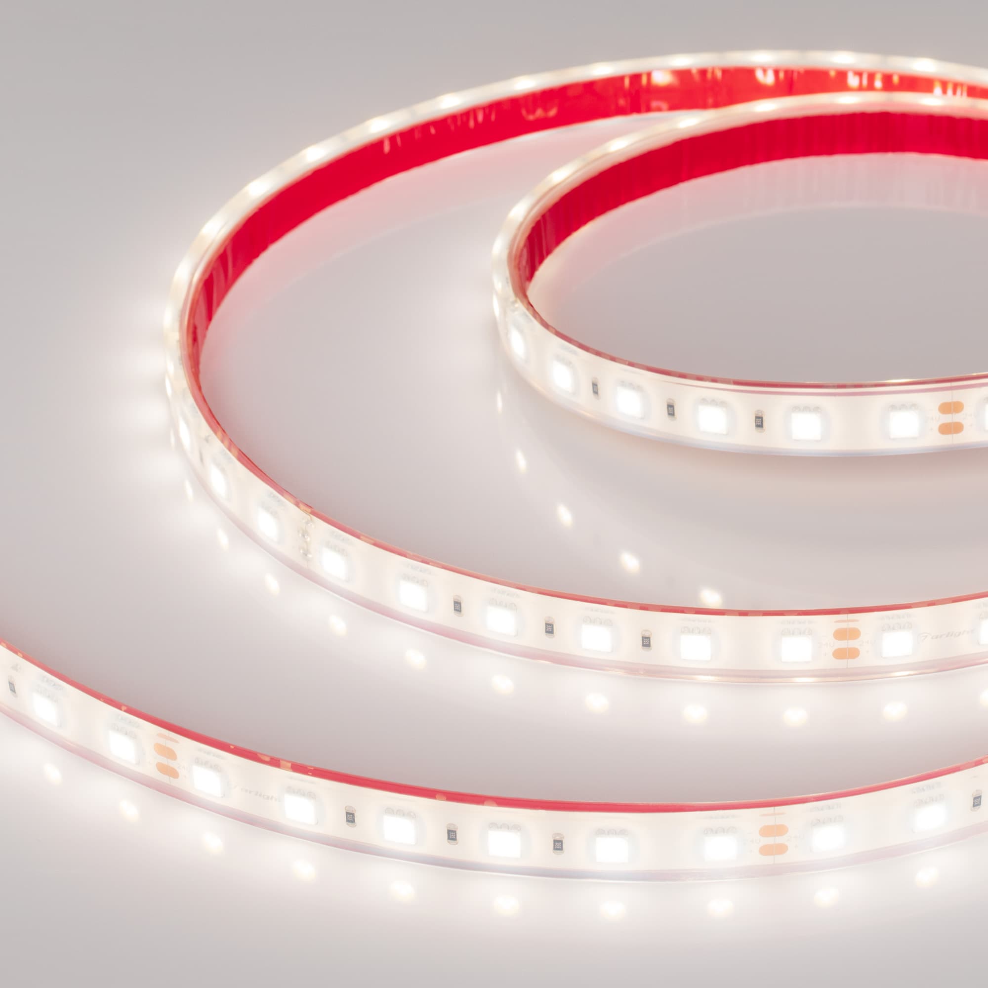 Светодиодная лента герметичная RTW-PFS-B60-13mm 24V Day4000 (14.4 W/m, IP68, 5060, 5m) (Arlight, 14.4 Вт/м, IP68) 034034 — фото 1