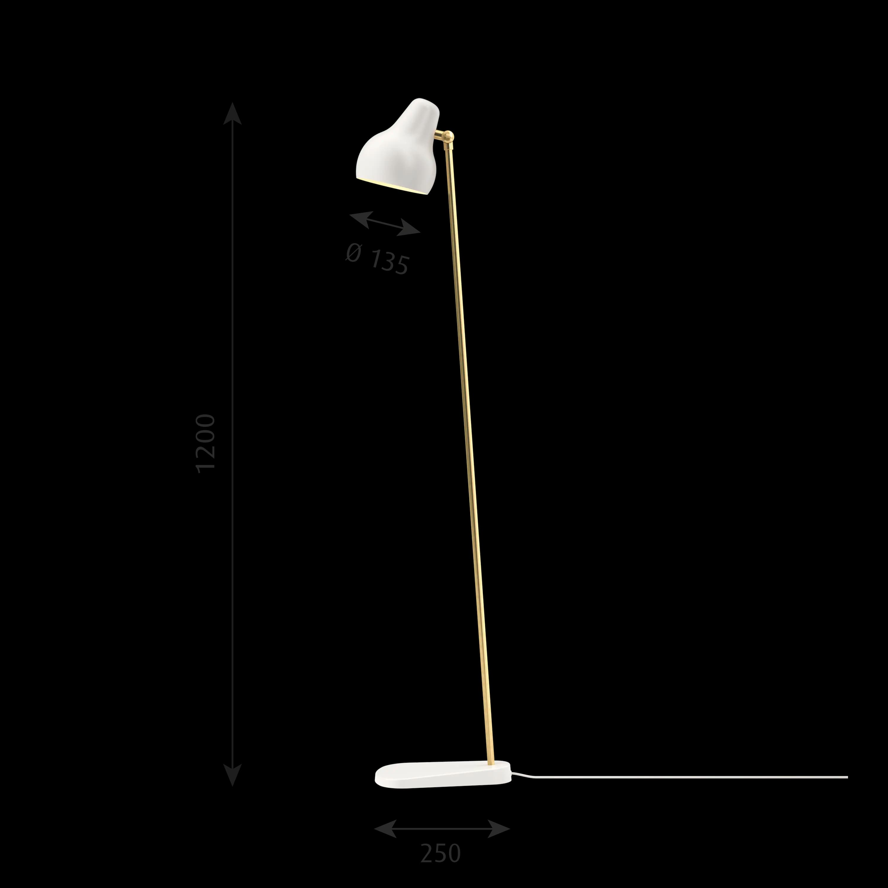 Louis Poulsen VL 38 Floor Lamp White — фото 6