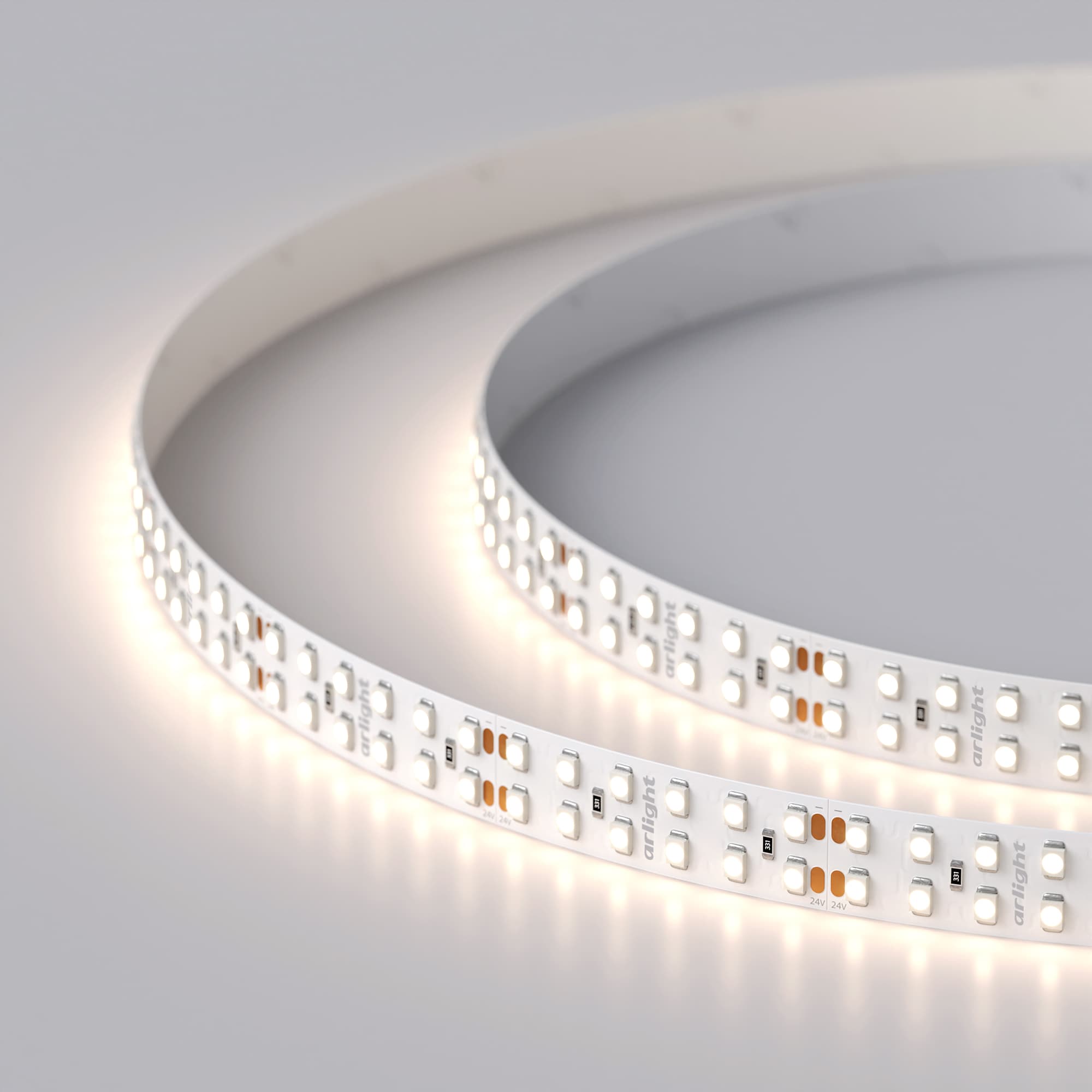 Светодиодная лента RT 2-5000 24V Day4000 2x2 (3528, 1200 LED, LUX) (Arlight, 19.2 Вт/м, IP20) 013474 — фото 4