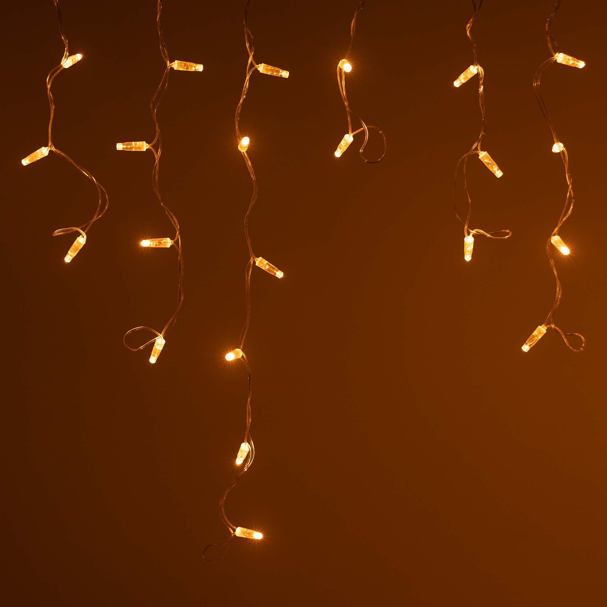 Arlight Светодиодная гирлянда ARD-EDGE-CLASSIC-2400x600-CLEAR-88LED-STD Yellow (230V, 6W) (Ardecoled, IP65) 031183