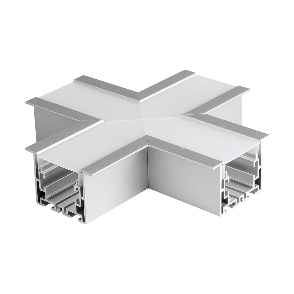 Угол S2-LINIA55-F-X90 крестовой (Arlight, Металл) 021276 Arlight — фото 1