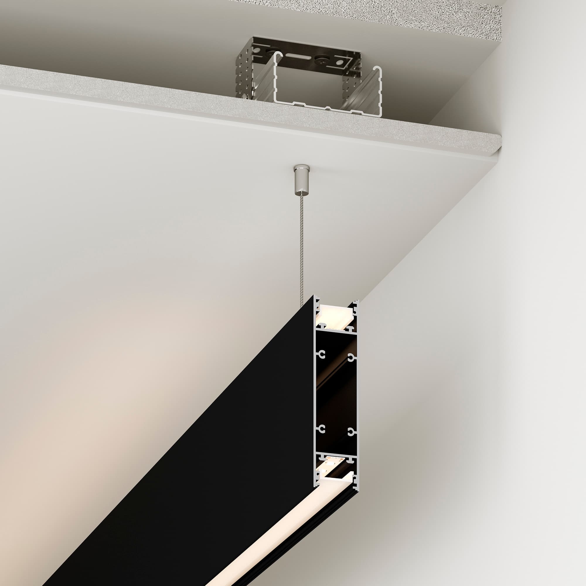 Профиль SL-LINE-25100-DUAL-2500 WHITE (Arlight, Алюминий) 043112 Arlight — фото 5