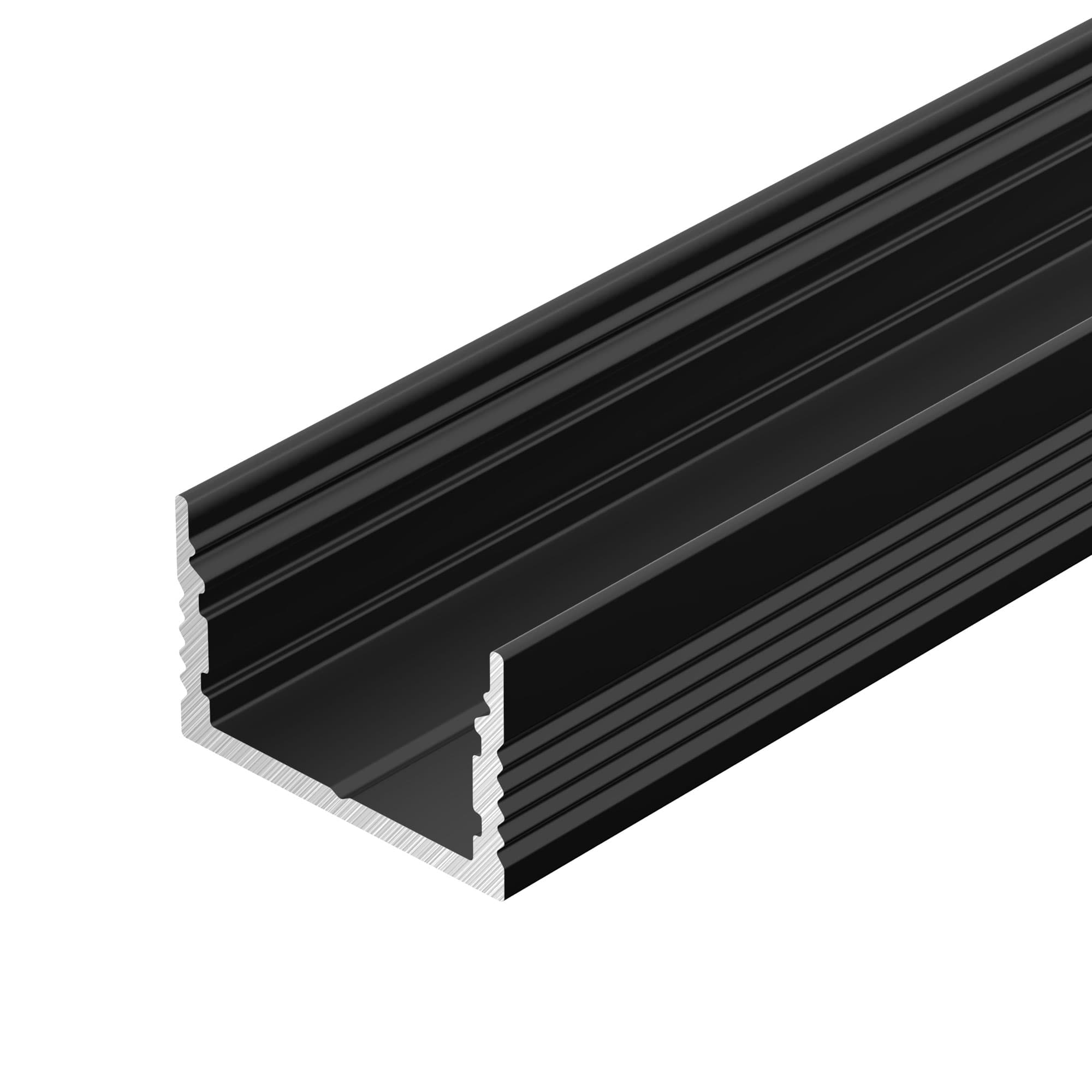 Профиль SL-SLIM15-H10-2000 BLACK (Arlight, Алюминий) 056908 — фото 2