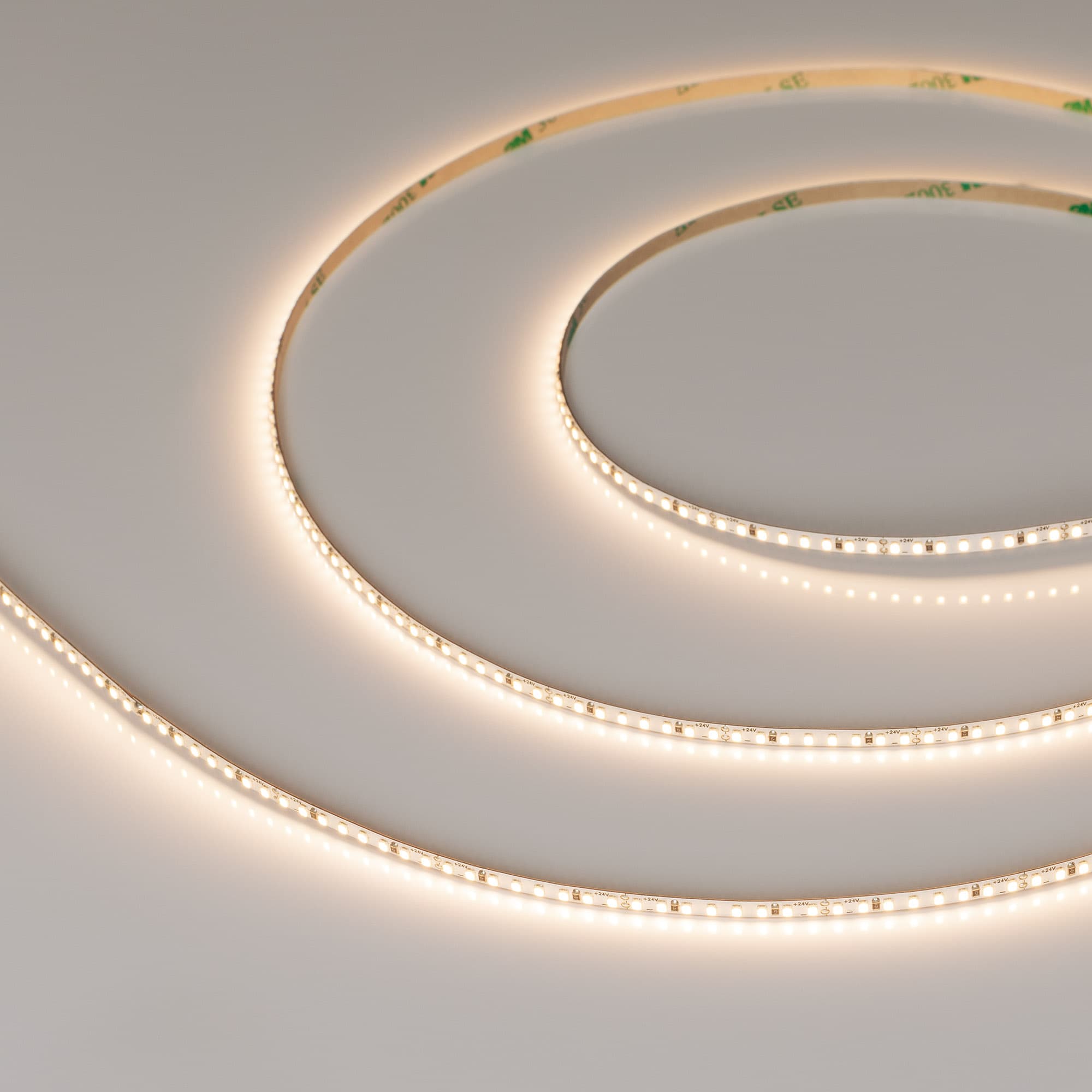 Светодиодная лента MICROLED-M240-4mm 24V Warm3000 (8 W/m, IP20, 2216, 5m) (Arlight, 130 лм/Вт) 047871 — фото 1