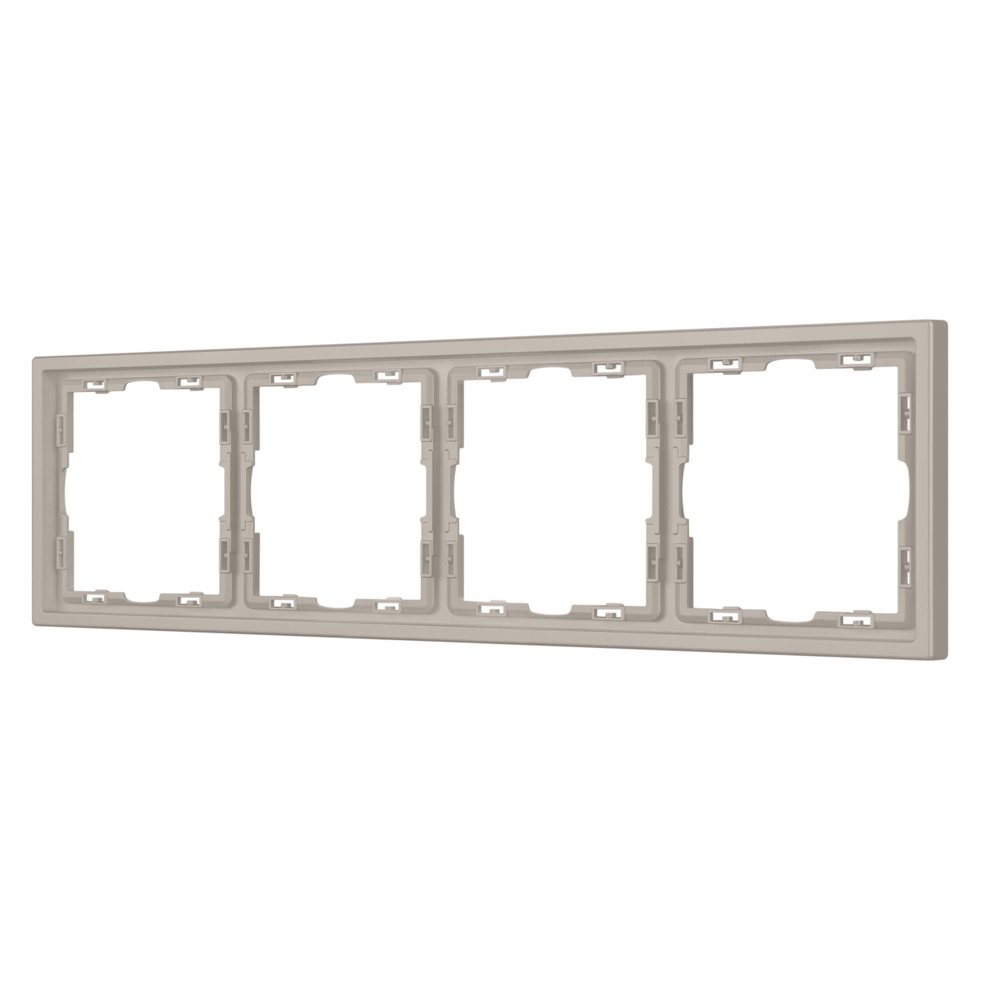 Рамка пластиковая FRM-NOBE-SFPL-4-CA (Arlight, Кашемир) 059460