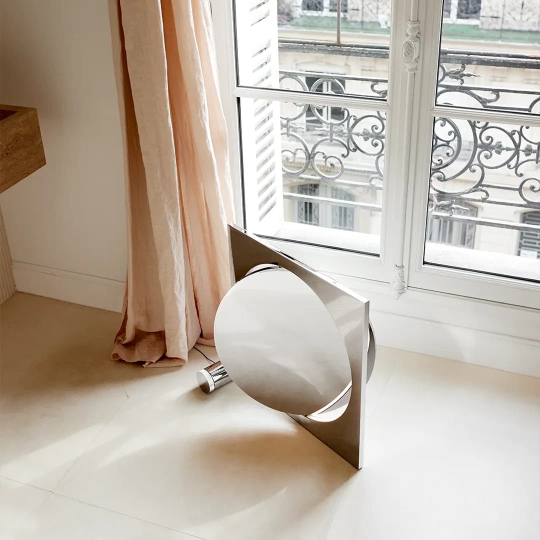 Louis Poulsen Moonsetter High lustre chrome/white 600x600 — фото 2