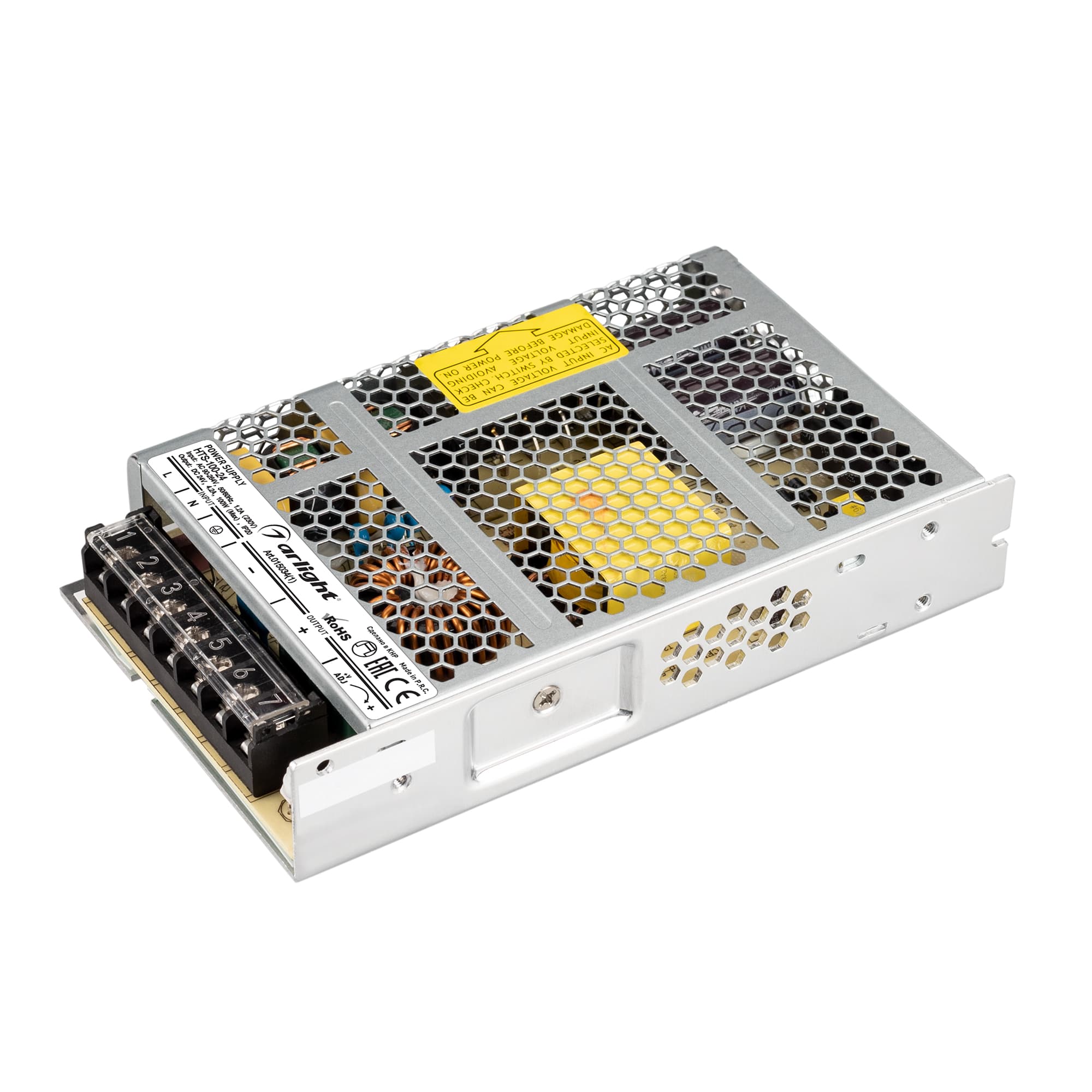 Блок питания HTS-100-24 (24V, 4.2A, 100W) (Arlight, IP20 Сетка, 3 года) 015034(1) Arlight — фото 1