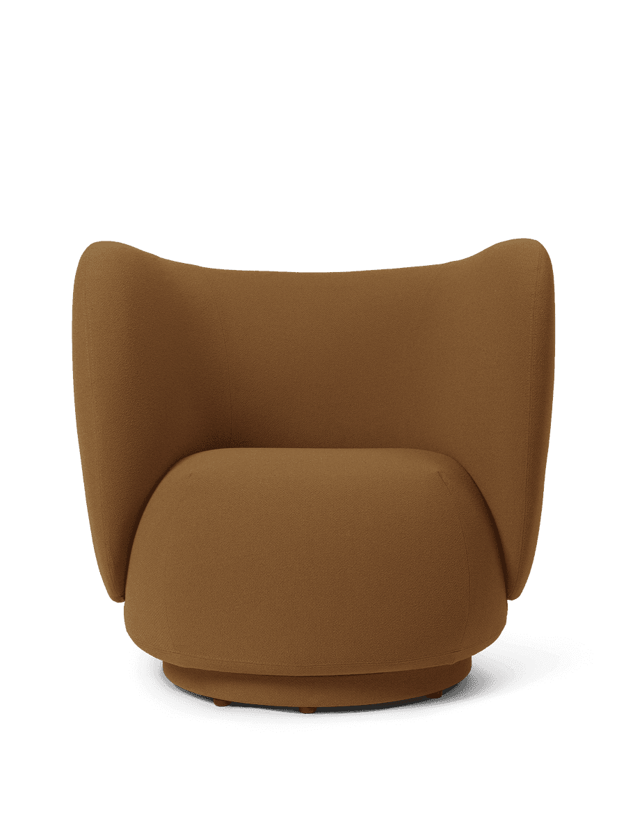 Ferm Living Rico Lounge Chair - Grain - Caramel ferm LIVING — фото 1