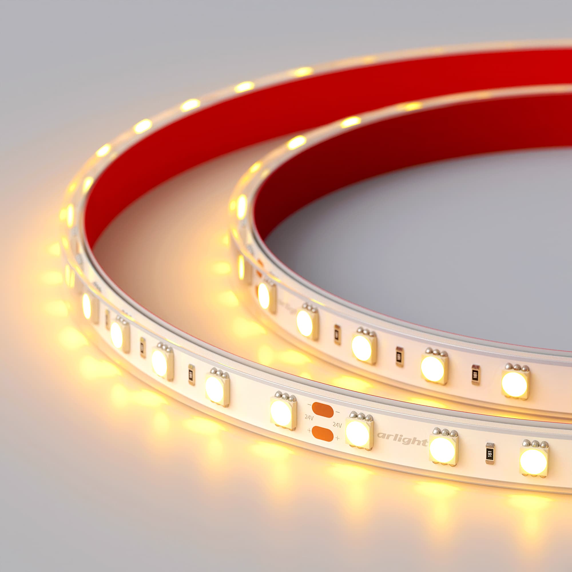 Светодиодная лента герметичная RTW-PFS-B60-13mm 24V Yellow (14.4 W/m, IP68, 5060, 5m) (Arlight, 14.4 Вт/м, IP68) 036464 — фото 4