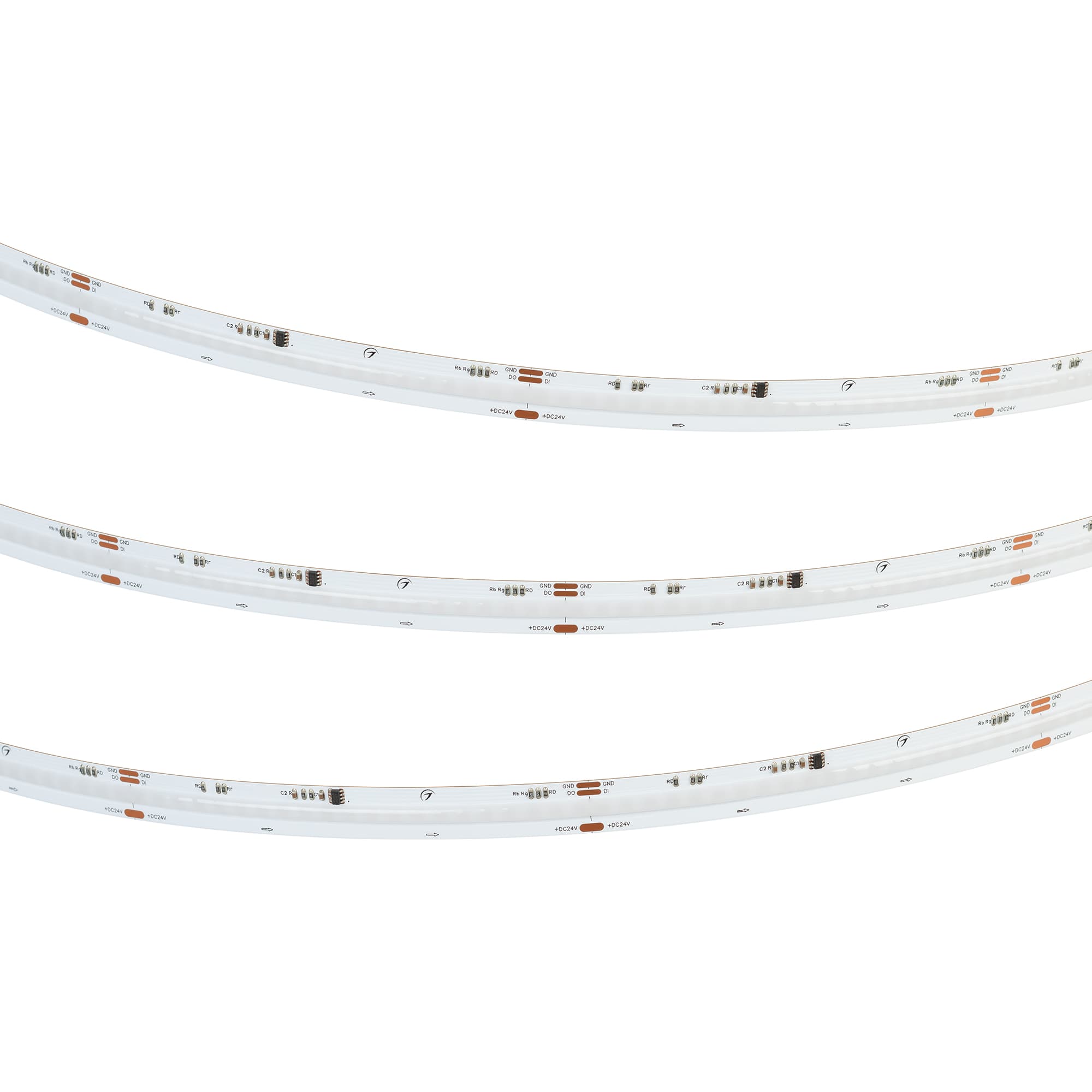 Светодиодная лента SPI-COB-X630-12mm 24V RGB-PX63 (11 W/m, IP20, 5m) (Arlight, -) 043886 — фото 2