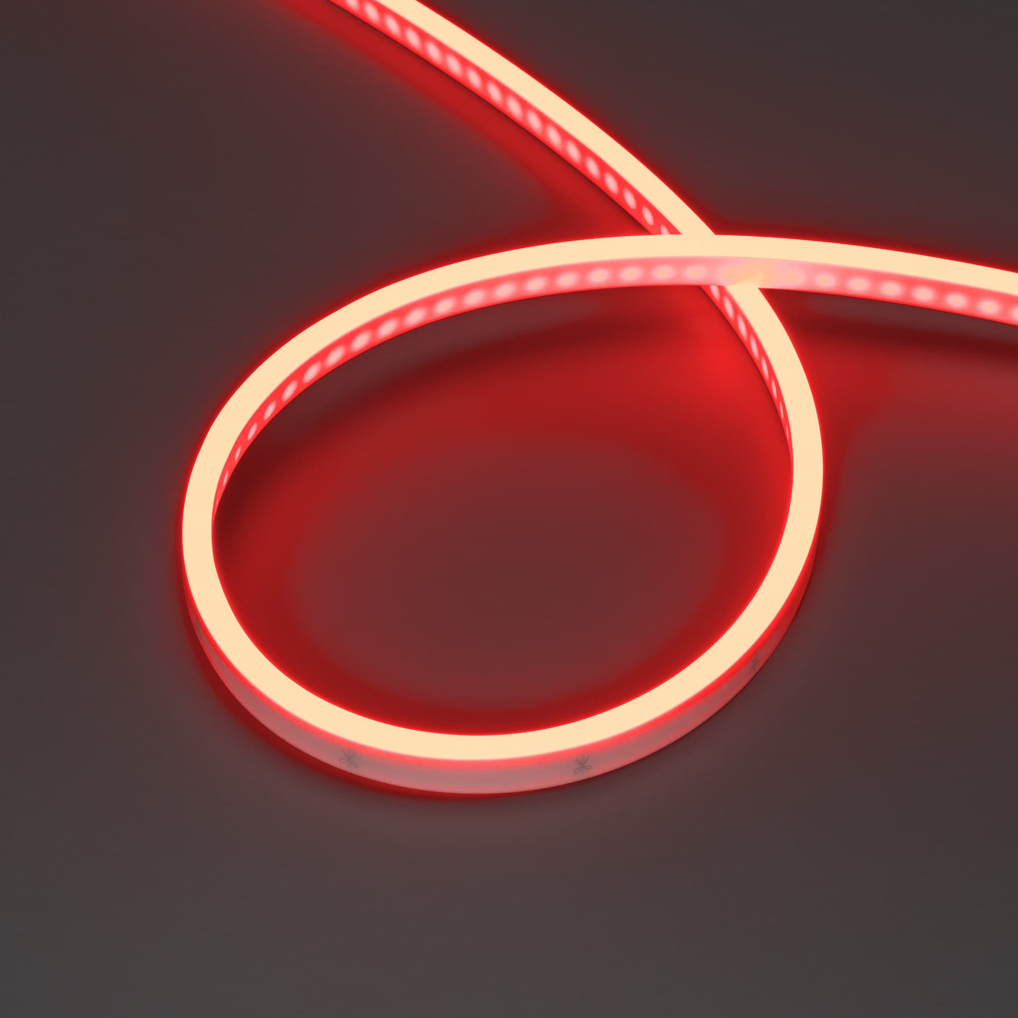 Светодиодная лента герметичная WAVE-SIDE-PU-H120-06x12mm 24V RGB (8 W/m, IP68, 3m, wire x1) (Arlight, Вывод прямой, 3 года) 052593