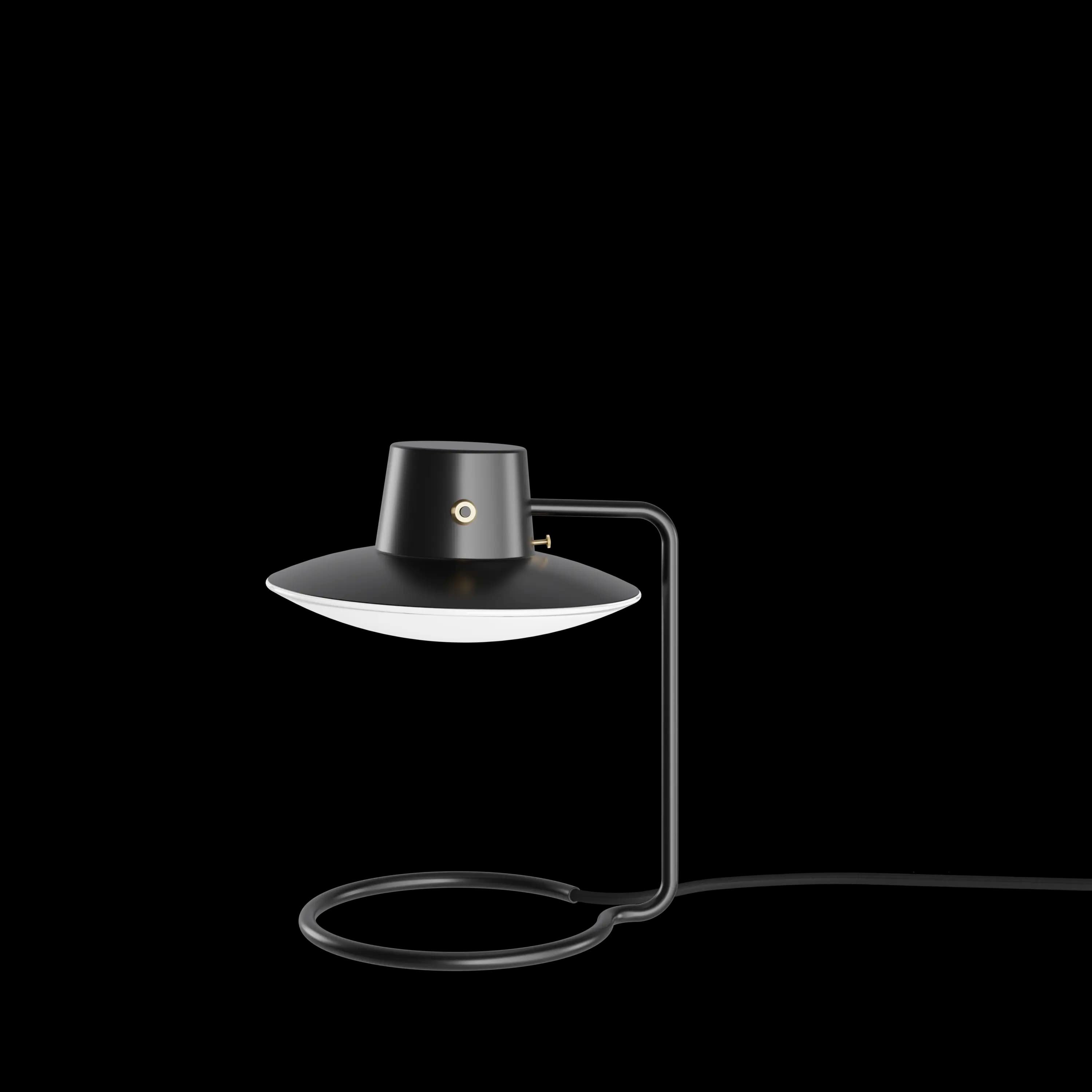 Louis Poulsen AJ Oxford Table Lamp Metal black/opal glass 280mm — фото 2