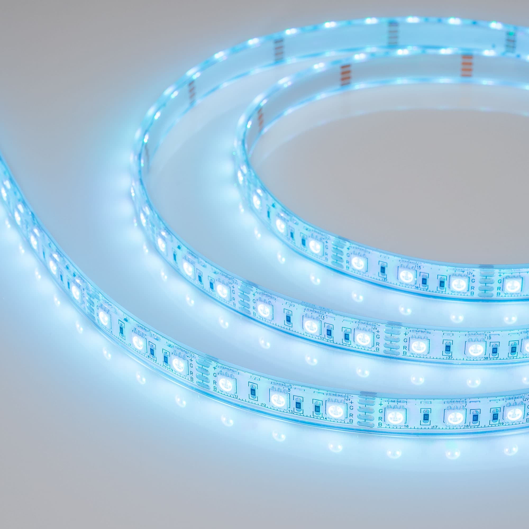 Светодиодная лента герметичная RTW-PU-B60-12.5mm 12V RGB (14.4 W/m, IP68, 5060, 5m) (Arlight, -) 029599(2) Arlight — фото 3