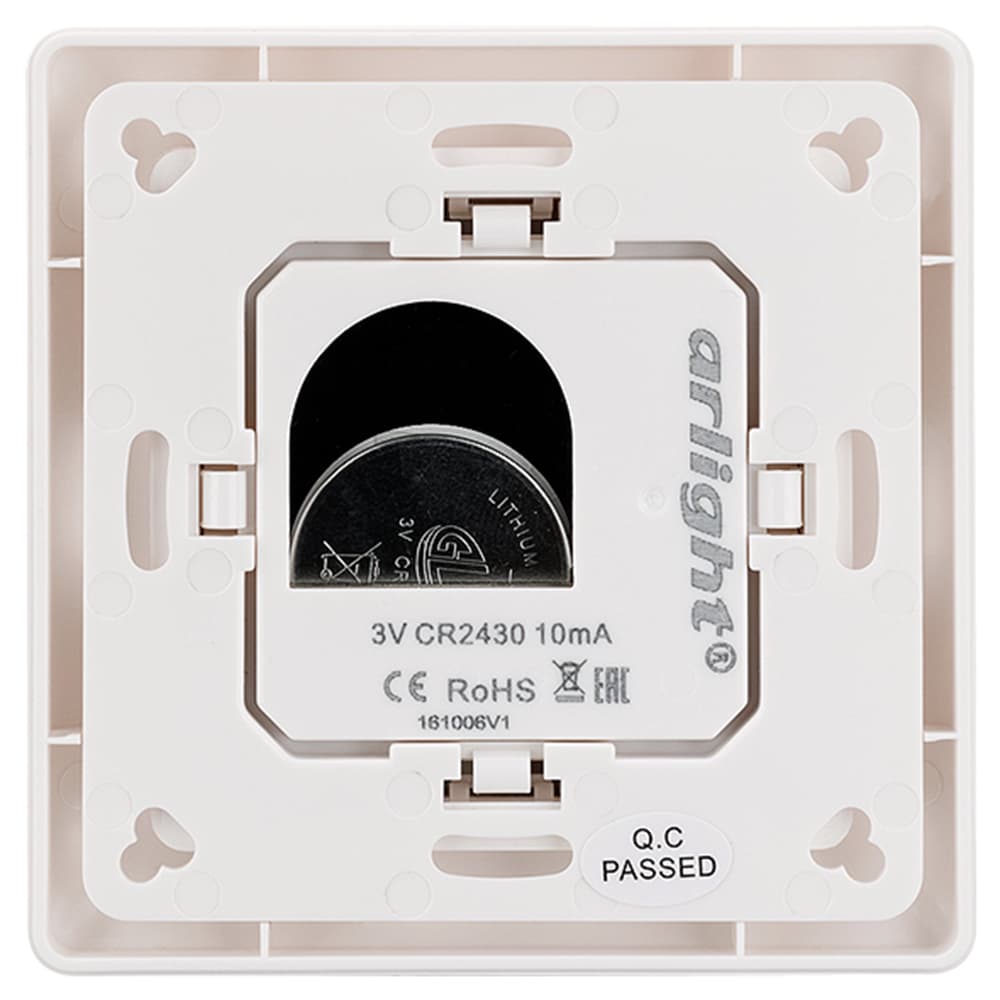 Панель Knob SR-2853K2-RF-UP White (3V, DIM, 1 зона) (Arlight, IP20 Пластик, 3 года) 021458 — фото 3