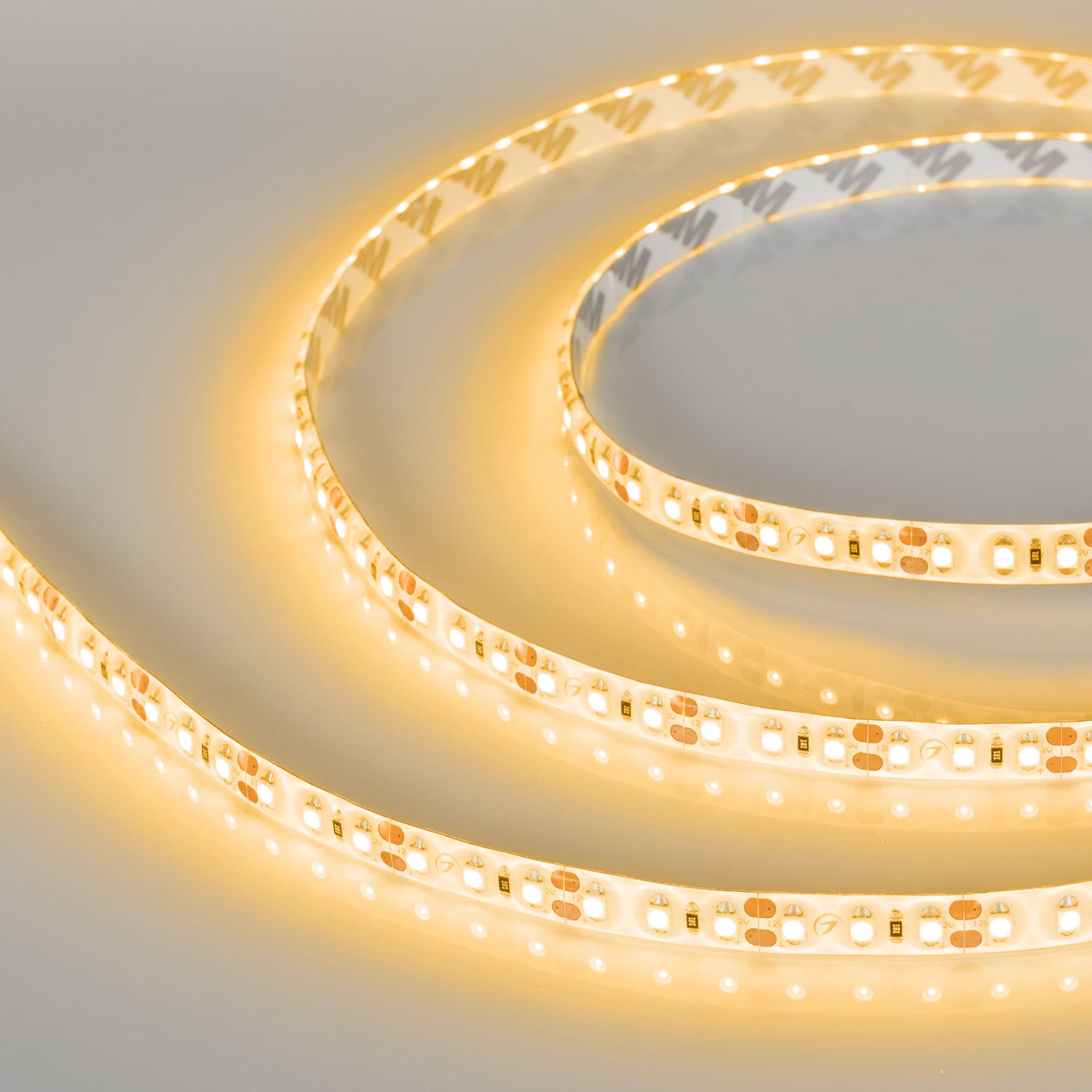Светодиодная лента герметичная RTW-SE-A120-8mm 12V Yellow (9.6 W/m, IP65, 2835, 5m) (Arlight, 9.6 Вт/м, IP65) 014883(2) — фото 1