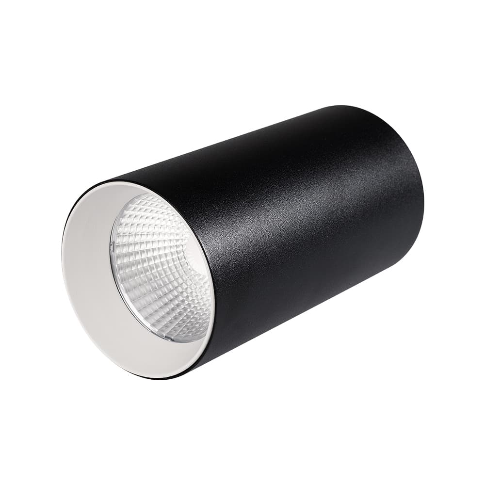 Светильник накладной SP-POLO-R85-1-15W Warm White 40deg (Black, White Ring) (Arlight, IP20 Металл, 3 года) 022955