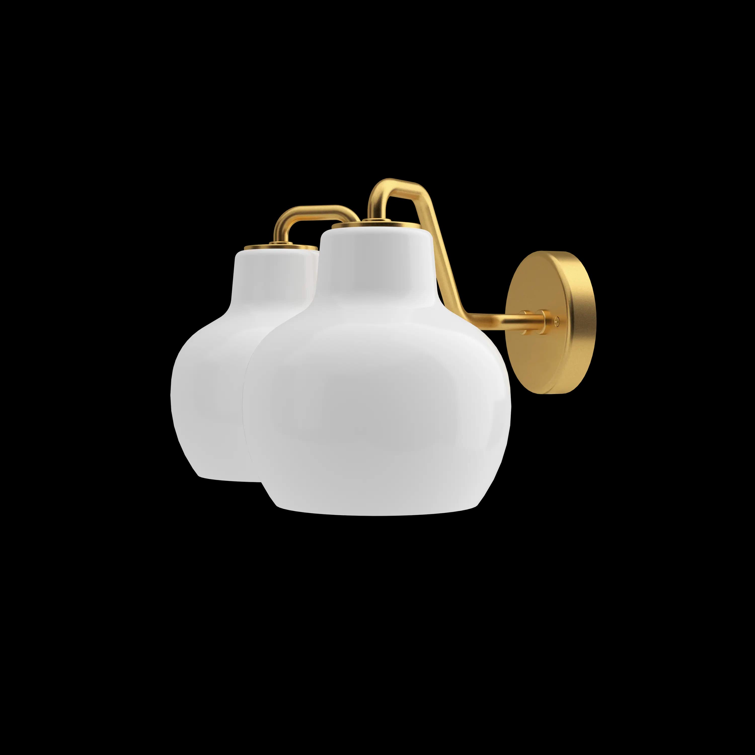 Louis Poulsen VL Ring Crown 2 Wall Lamp Brass/opal glass 2 — фото 2