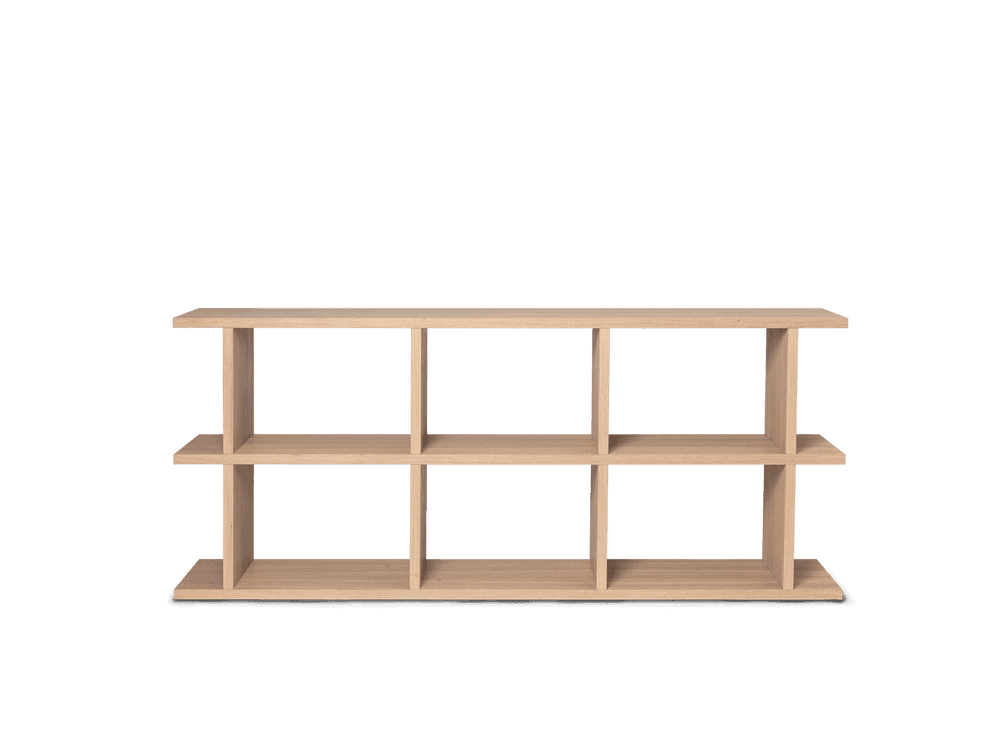 Ferm Living Kona Bookcase - 3x2 - Natural Oak Veneer — фото 2