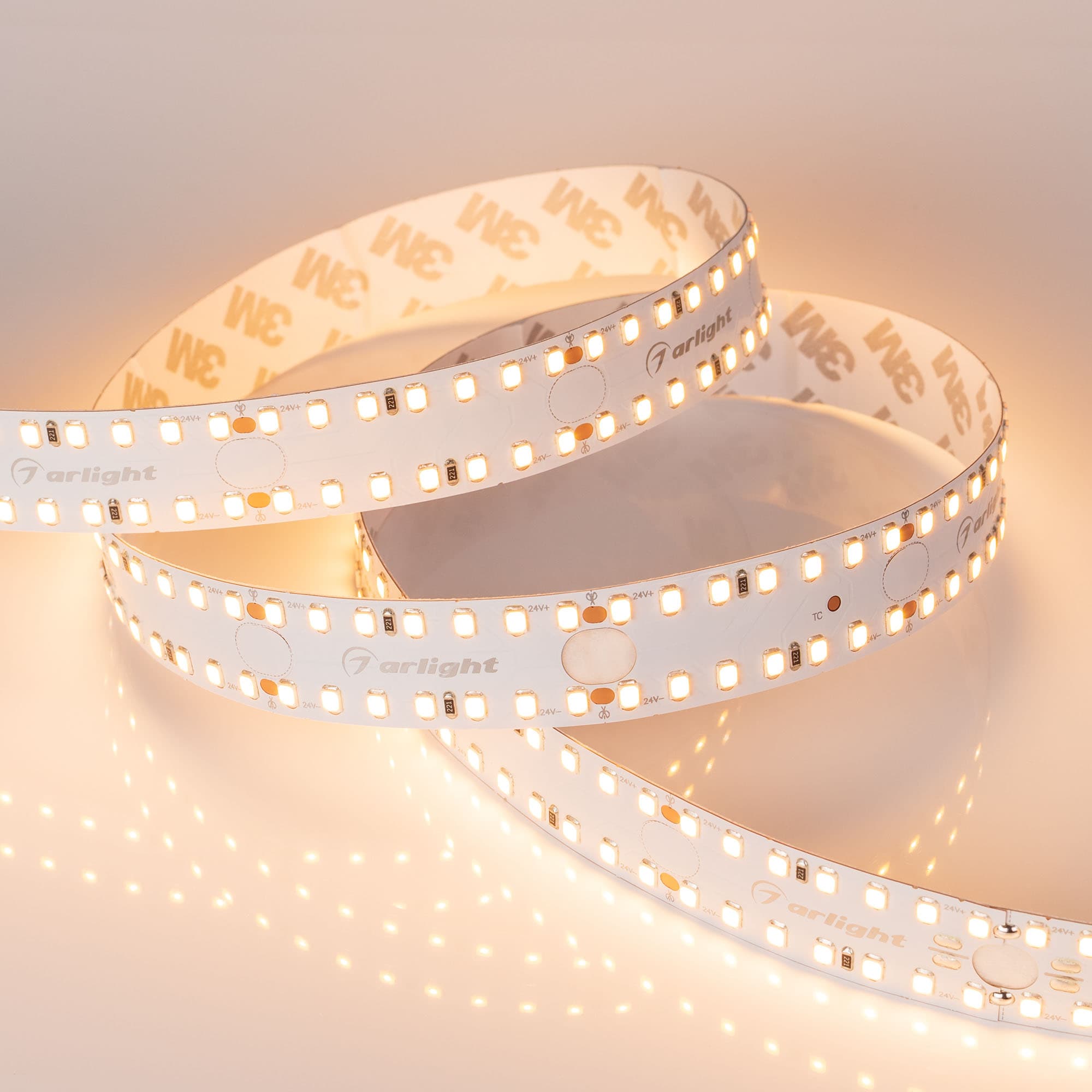 Светодиодная лента S2-2500 24V Warm 2700K 20mm (2835, 280 LED/m, LUX) (Arlight, 20 Вт/м, IP20) 021199(1) — фото 2