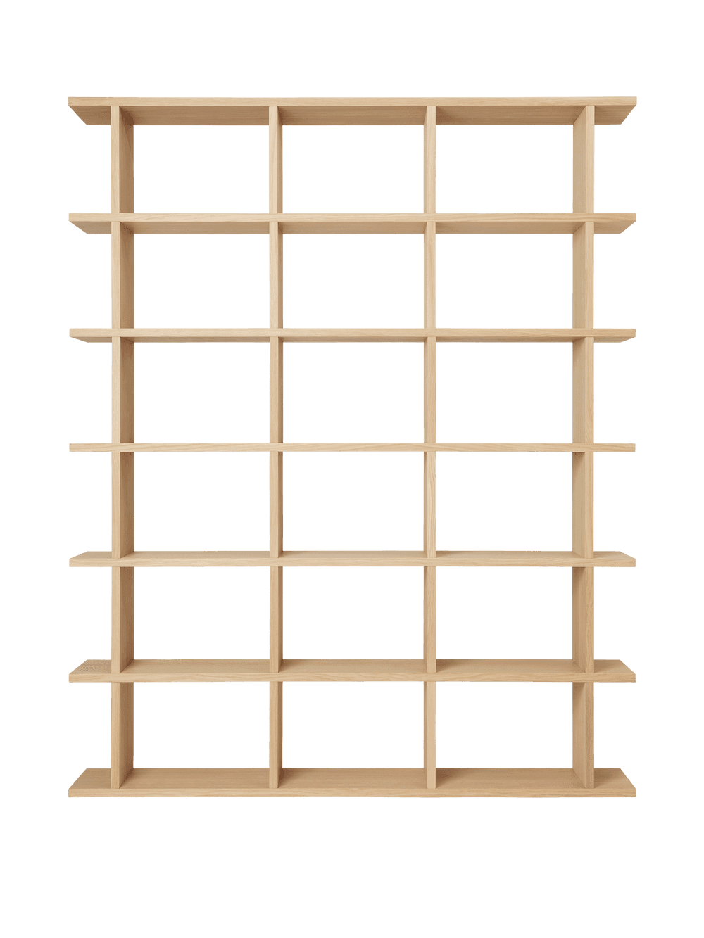 Ferm Living Kona Bookcase - 3x6 - Natural Oak Veneer — фото 2