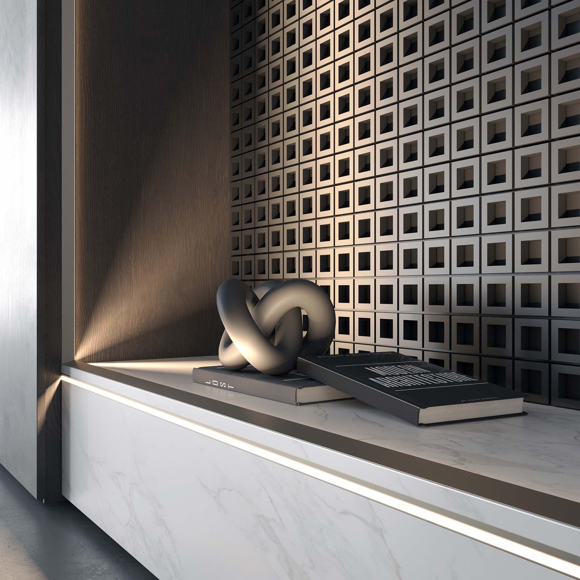 Профиль SL-BEVEL-H10-F14-2000 ANOD OLIVE GREY (Arlight, Алюминий) 038200 — фото 6