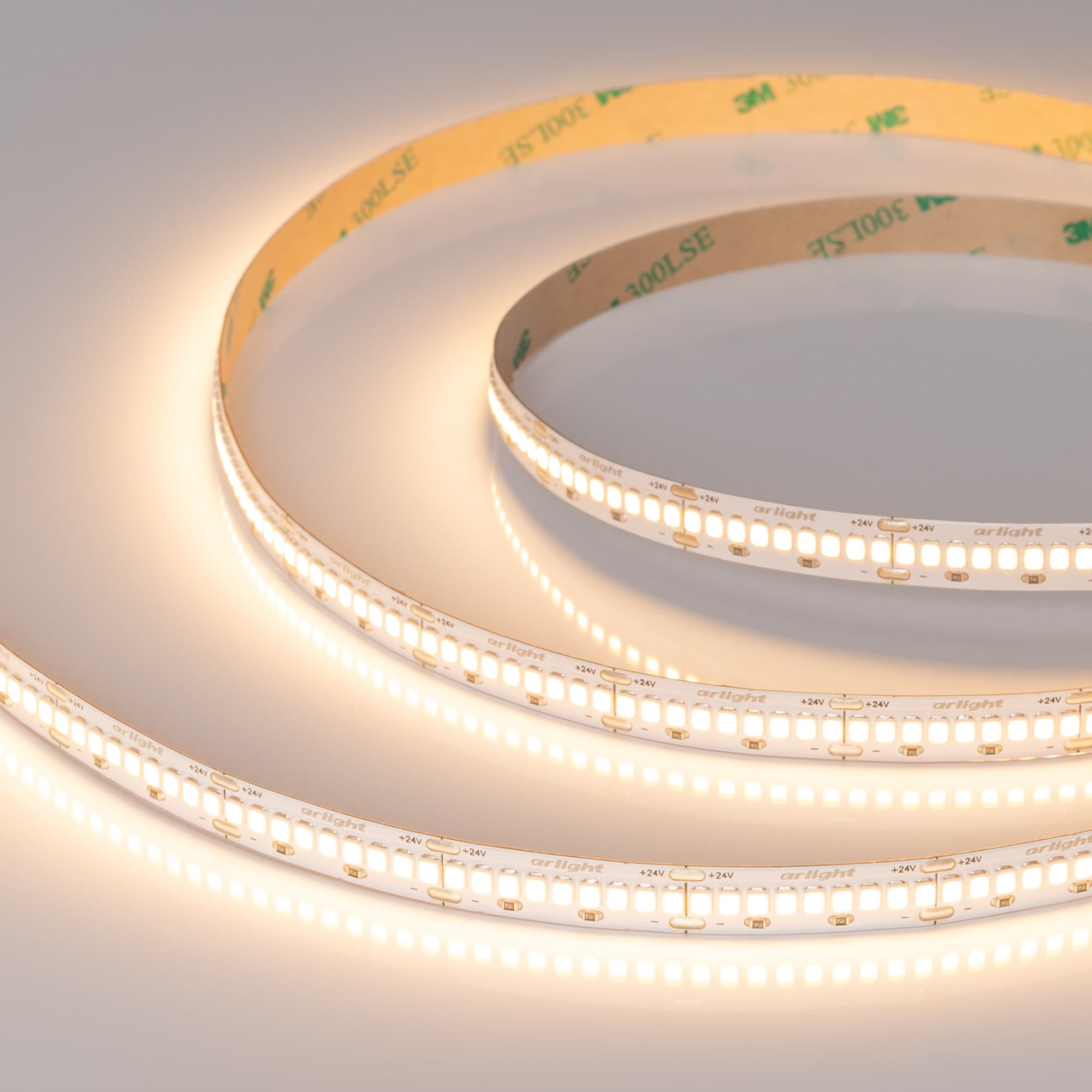 Светодиодная лента ULTRA-A288-10mm 24V Warm2700 (17 W/m, IP20, 5m) (Arlight, высок.эфф.200 лм/Вт) 054932 — фото 1