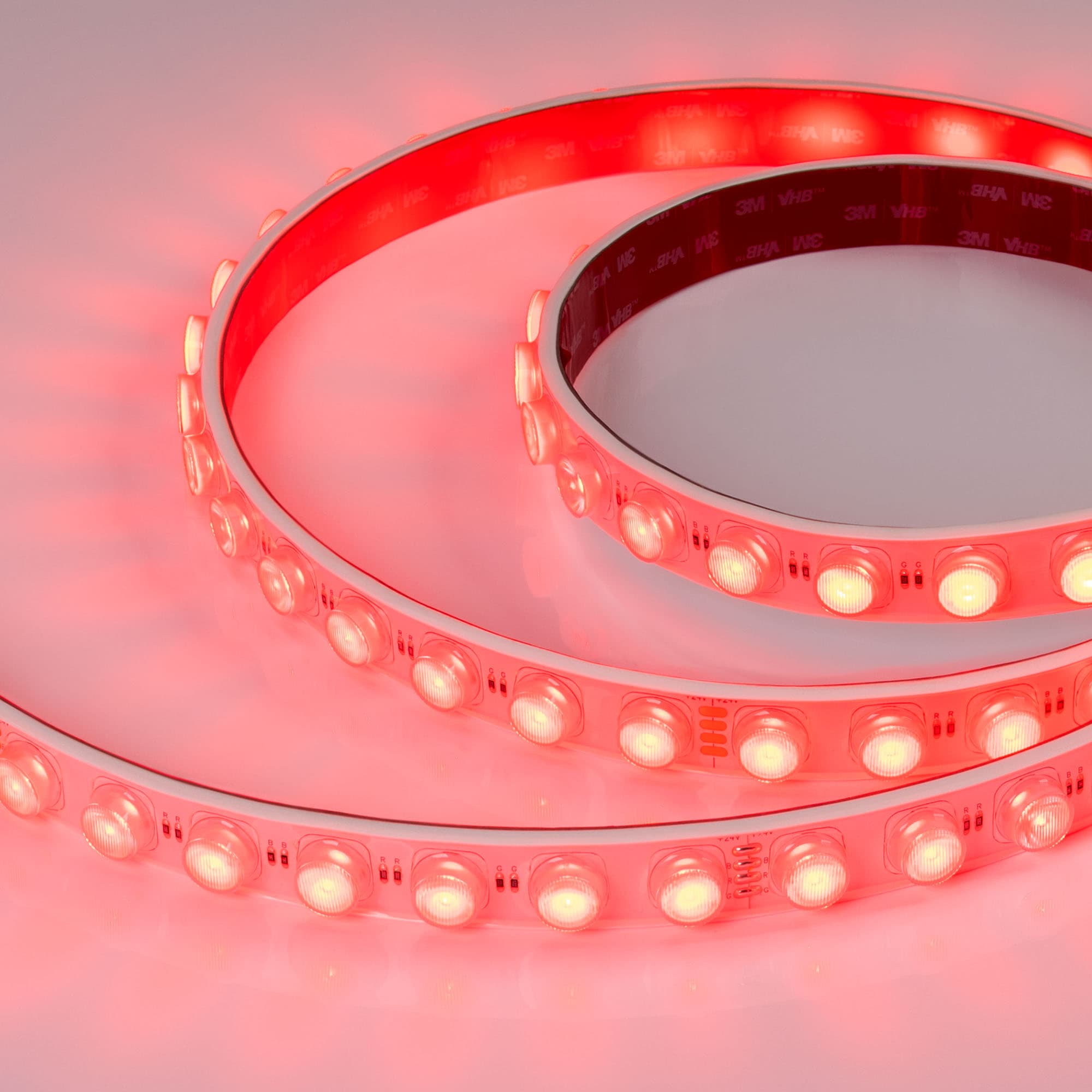 Светодиодная лента герметичная FLT-PS-S42-23mm 24V RGB (21 W/m, IP67, 30deg, 5m) (Arlight, -) 037729 Arlight — фото 5