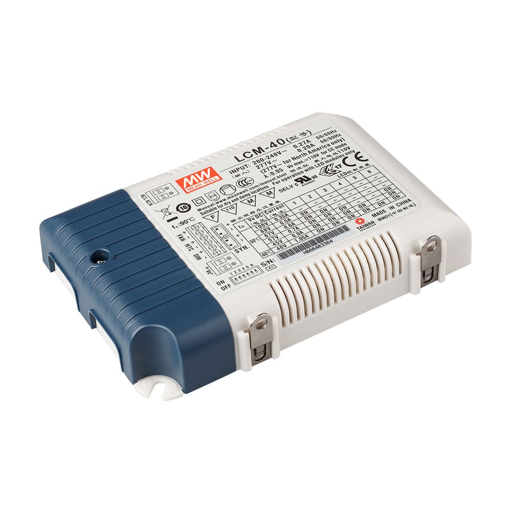 Arlight Блок питания LCM-40 (40W, 350-1050mA, 0-10V, PFC) (MEAN WELL, Пластик) 021147