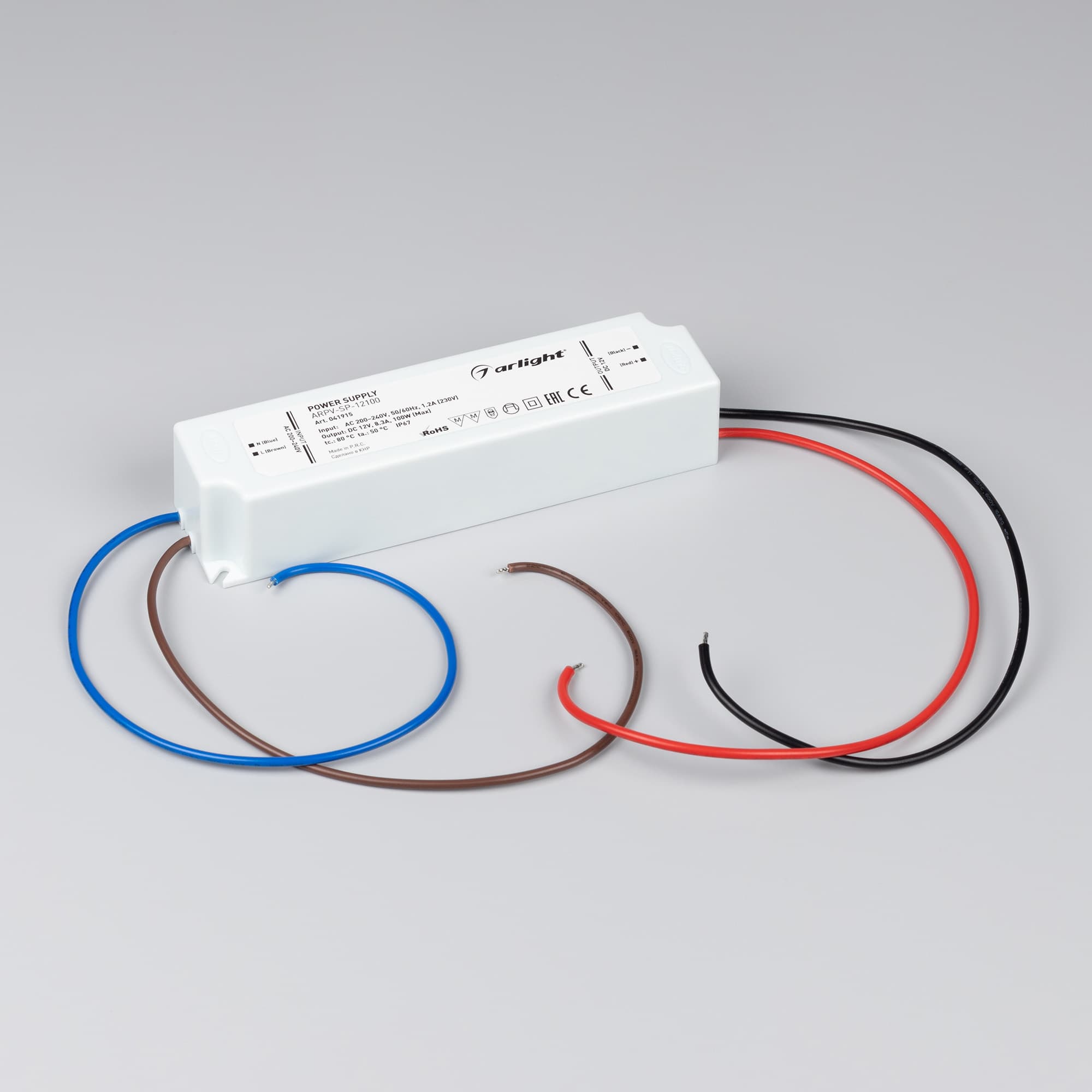 Блок питания ARPV-SP-12100 (12V, 8.3A, 100W) (Arlight, IP67 Пластик, 5 лет) 041915 Arlight — фото 2