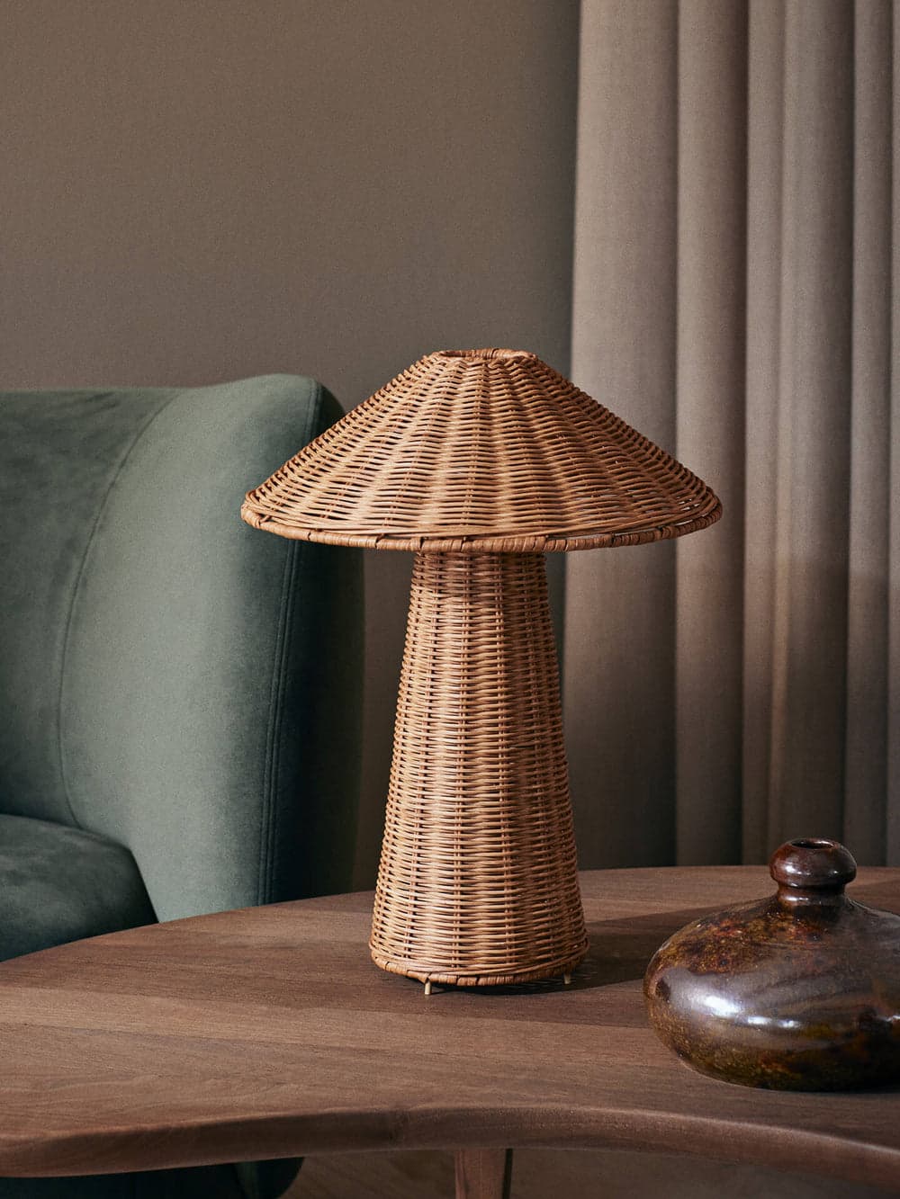 Ferm Living Dou Table Lamp - Natural ferm LIVING — фото 3