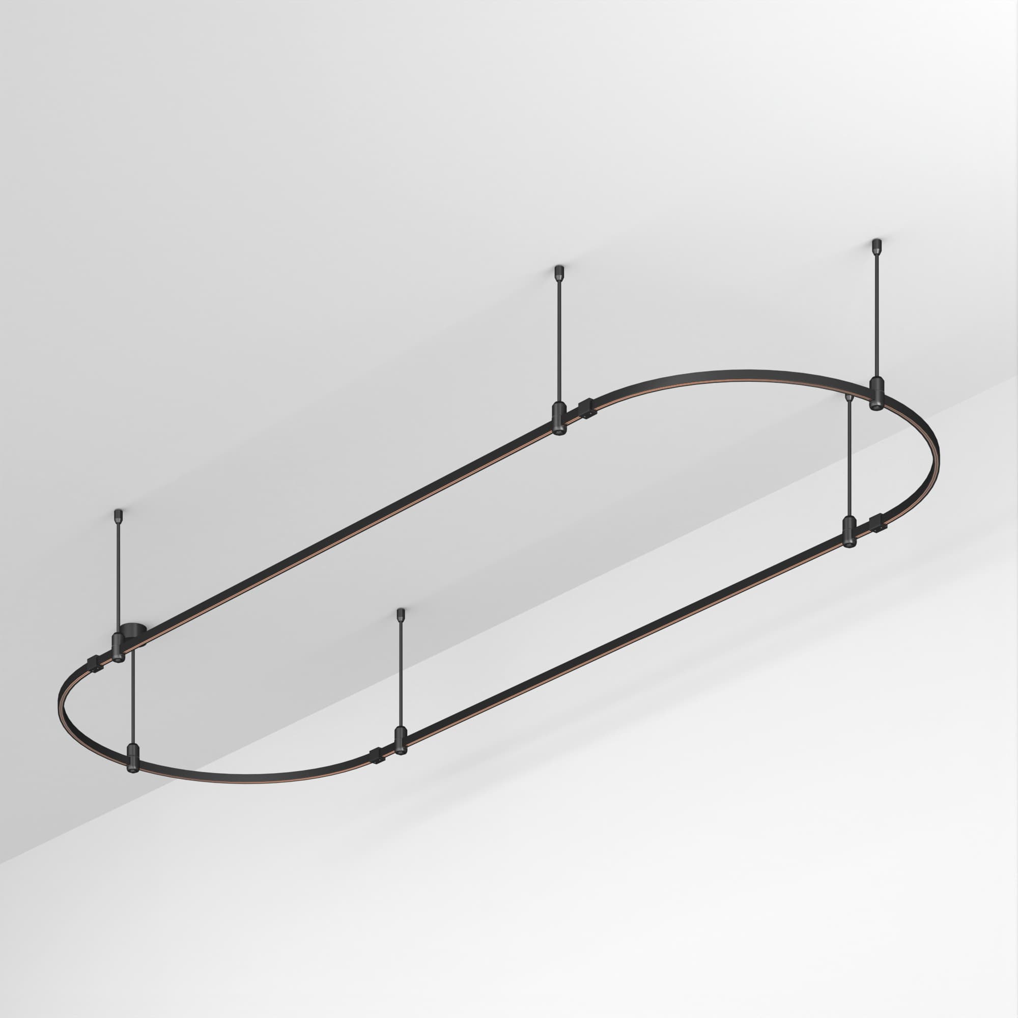 Основание ART-APRIORI-OVAL-ROD-400-3000x1000 (BK) (Arlight, IP20 Металл, 3 года) 048508