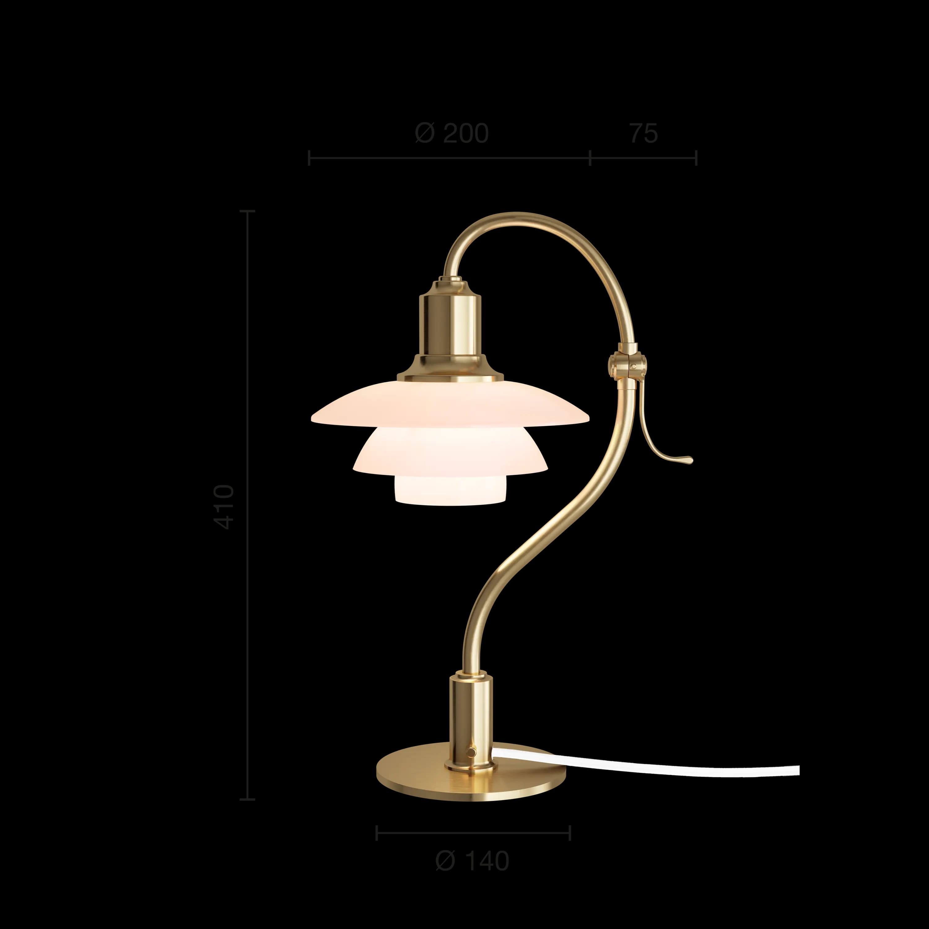 Louis Poulsen PH 2/2 Question Mark Pale Rose Table Lamp Pale rose — фото 8