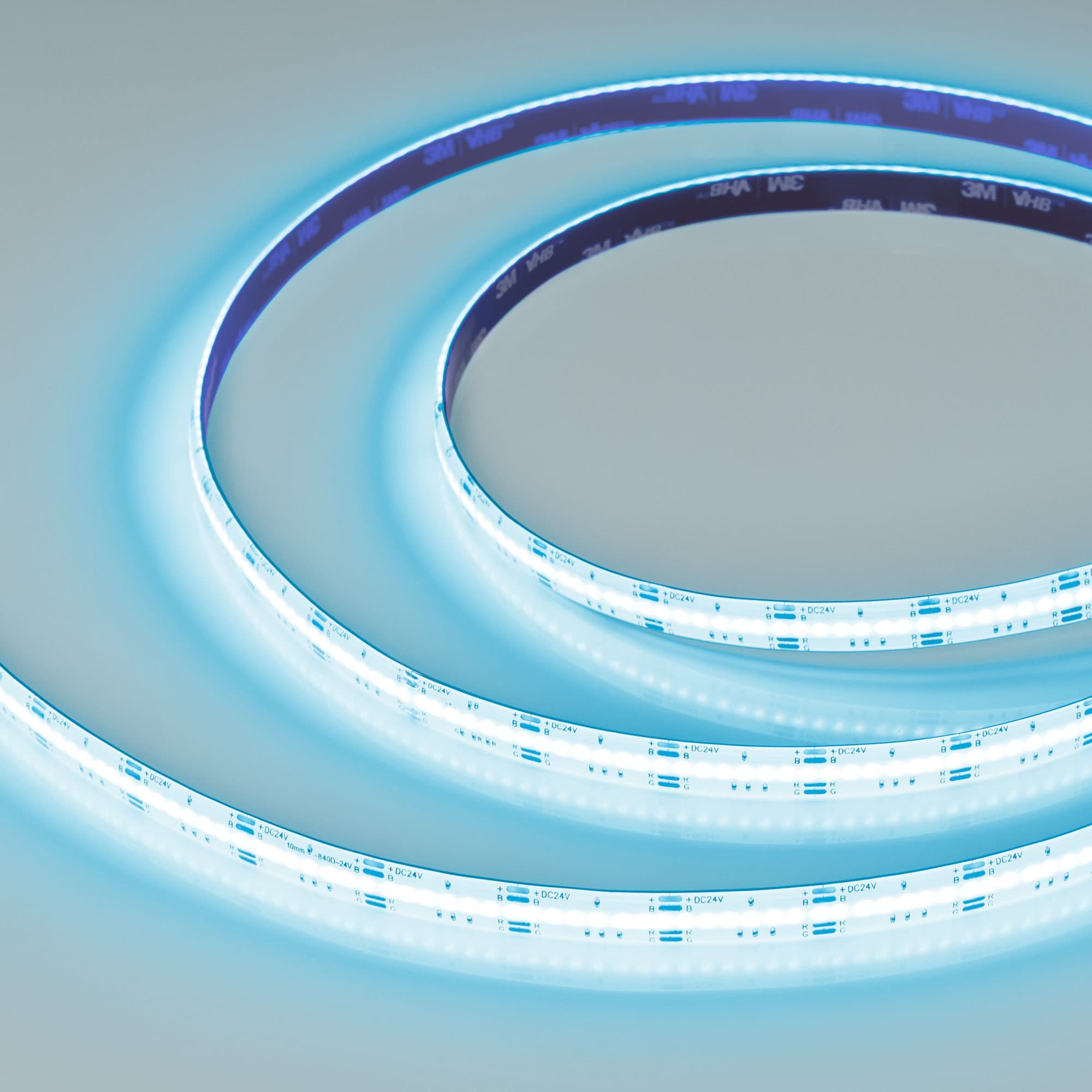 Светодиодная лента герметичная COB-SE-X840-10mm 24V RGB (16 W/m, IP65, CSP, 5m) (Arlight, -) 041390 — фото 4